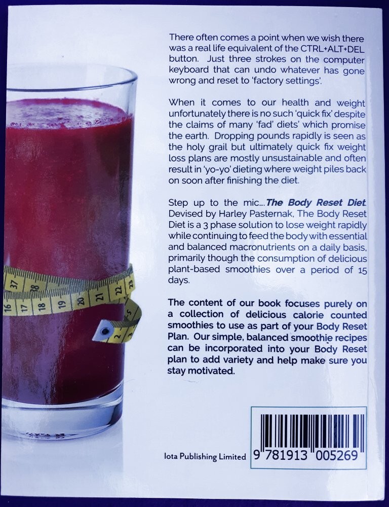 Harley Pasternak 2-Book Set – The Body Reset Diet and Body Reset DIet Smoothies
