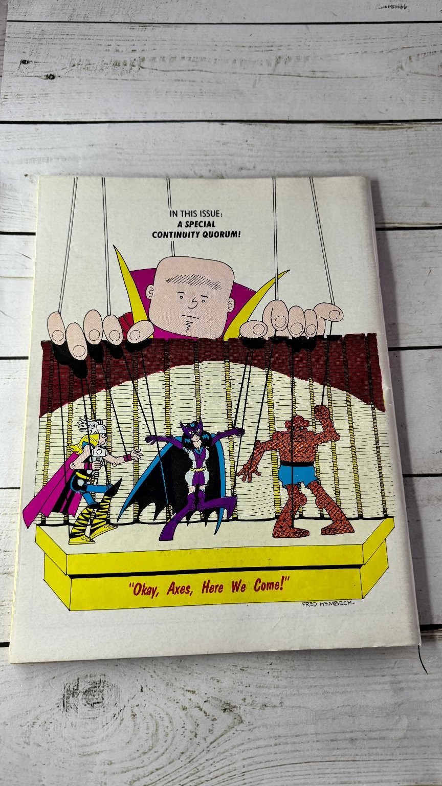 Comics Feature No. 9 1981 Leonard Starr Interview Fred Hembeck Marvel DC Comics