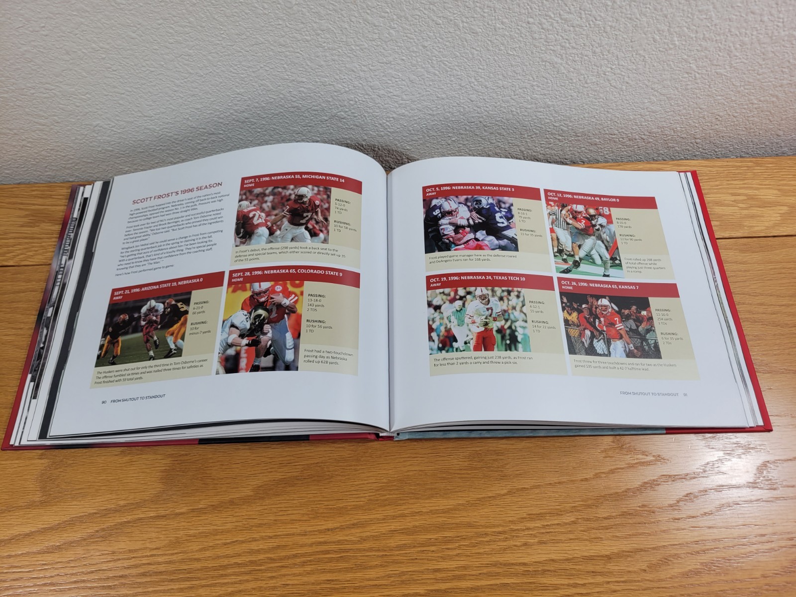 Nebraska Cornhuskers Hardcover Book Scott Frost : A Husker’s Journey Home (2018)