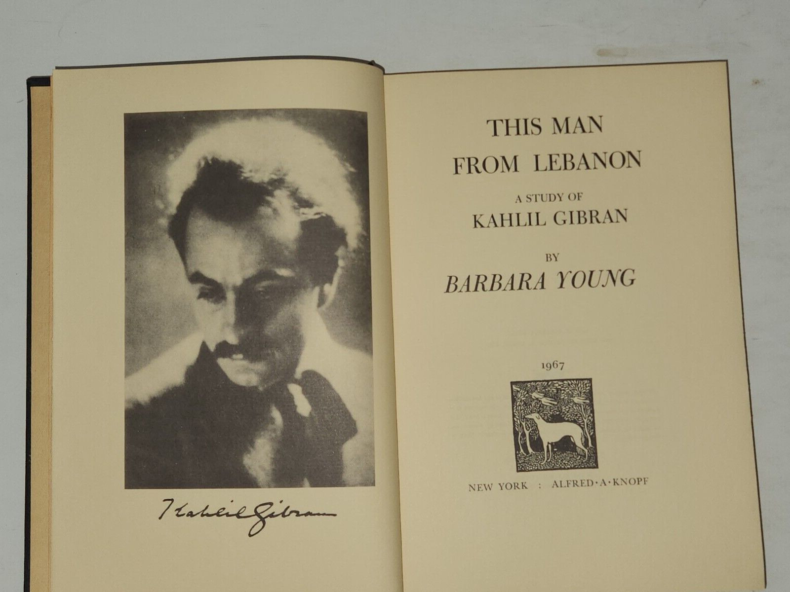 This Man from Lebanon: Barbara Young. Borzoi Book. 14th Printing. 1967