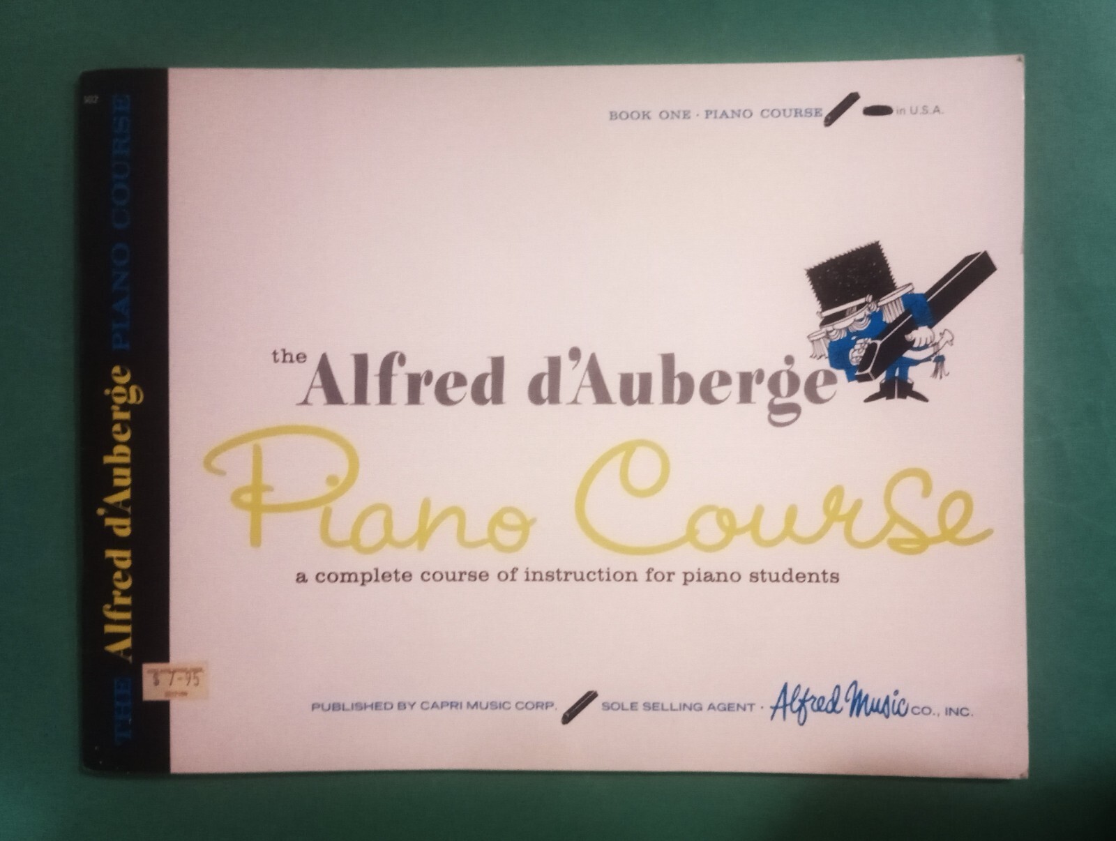 The Alfred d’Auberge Piano Course Book 1 – pb