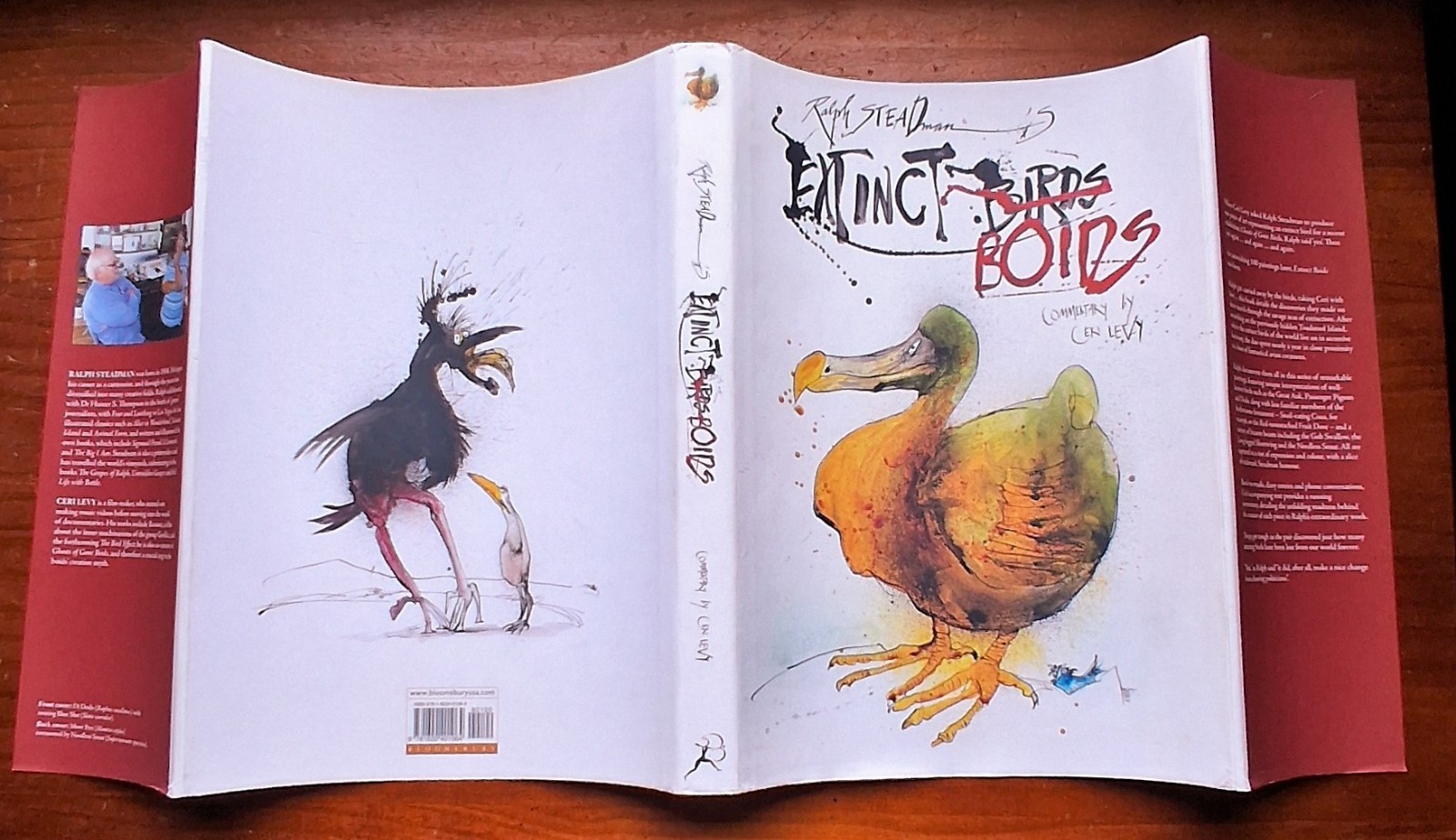 EXTINCT BOIDS Birds Ralph Steadman & Ceri Levy 2012 Hardcover Dustjacket Dodo