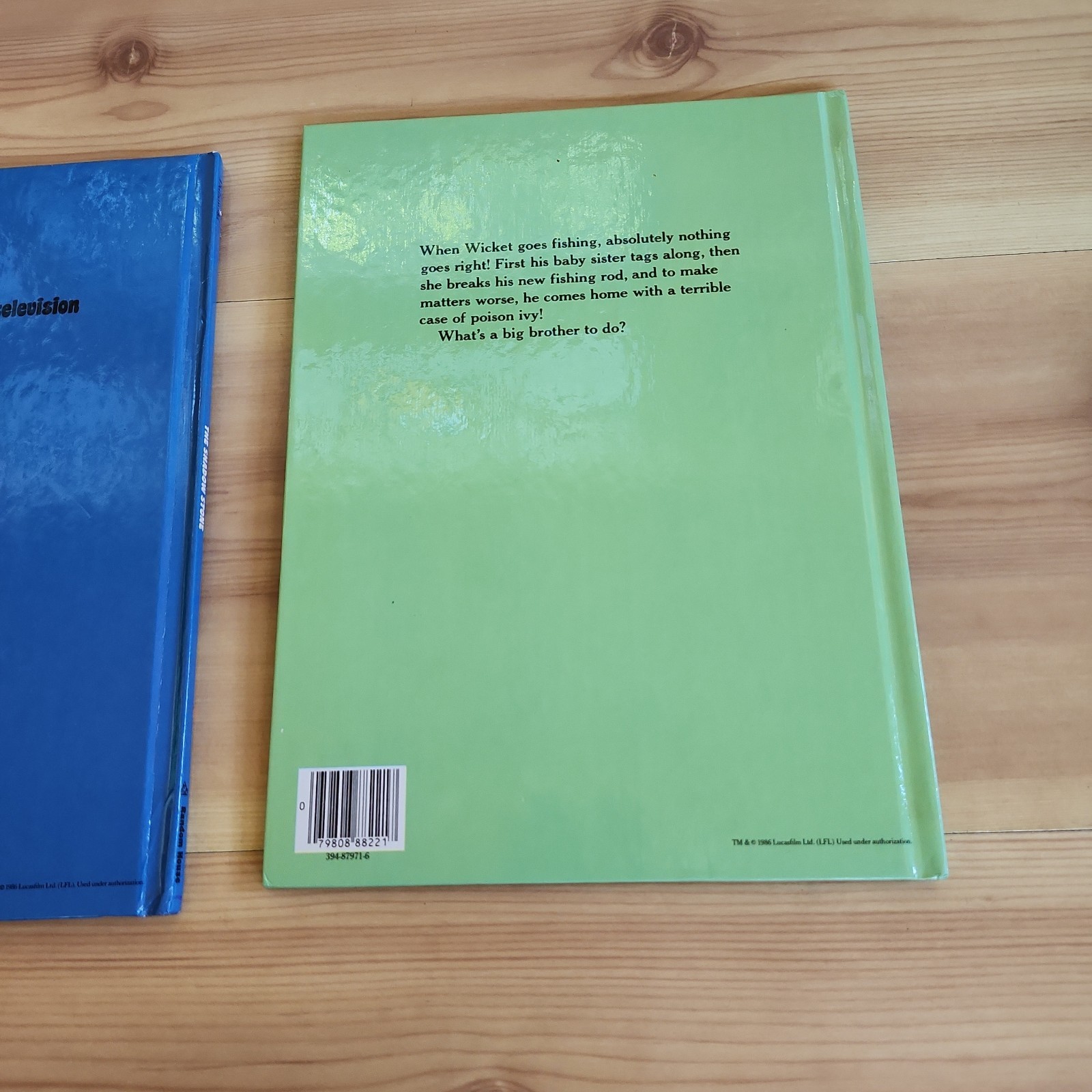2 An Ewok adventure Hardcover Books The Shadow Stone, Wicket Goes Fishing