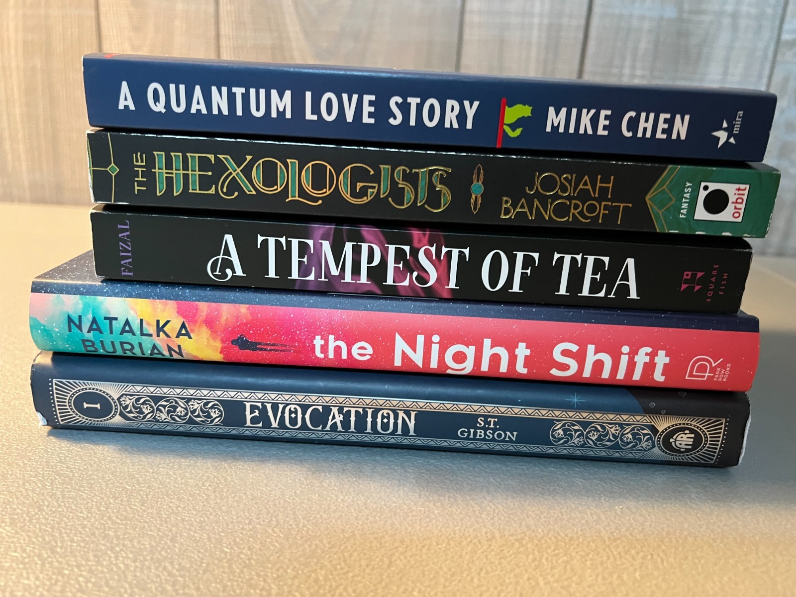 MISC. FANTASY BOOK LOT of 5 Mix HC/SC Mike Chen Tempest of Tea Faizal