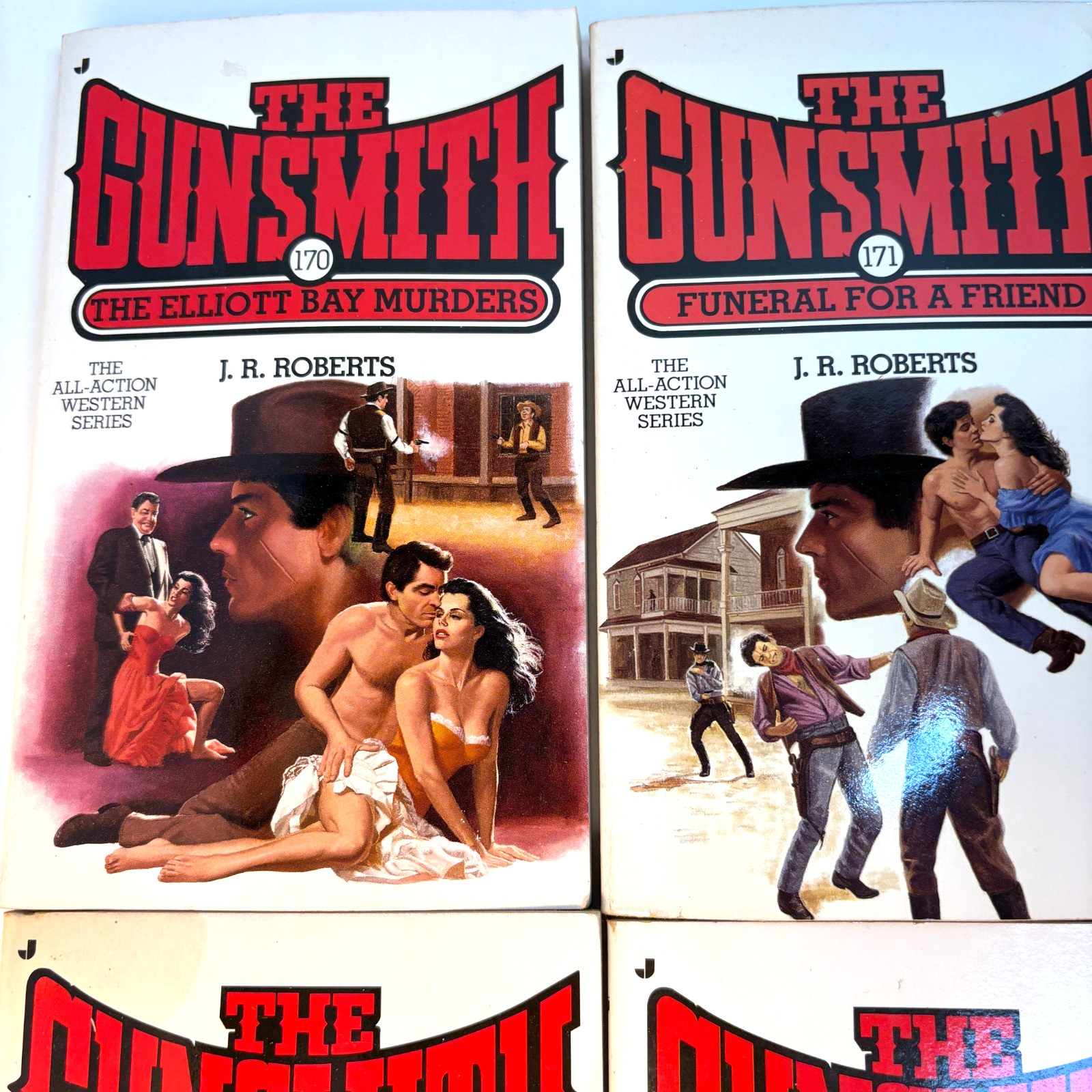 The Gunsmith Series – JR Roberts Lot of 10 Paperbacks Vols. #170-179
