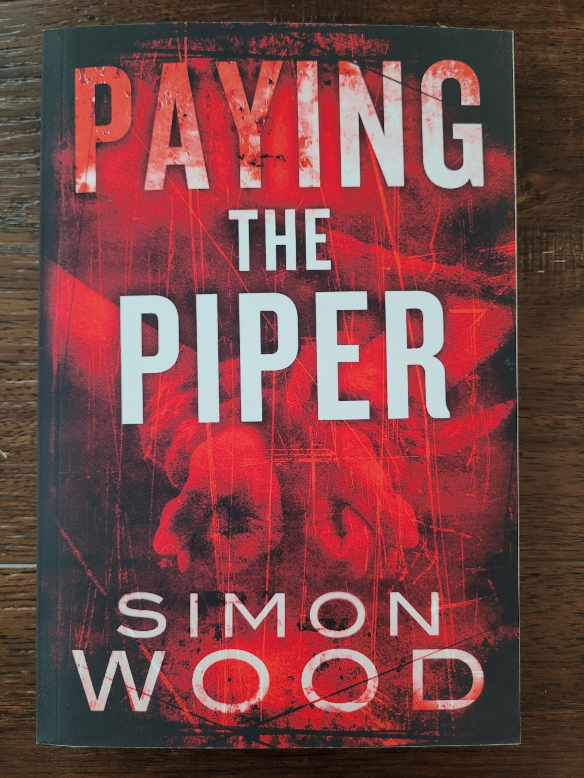 Autographed! PAYING THE PIPER & SAVING GRACE by Simon Wood (Trade Paperback/New)