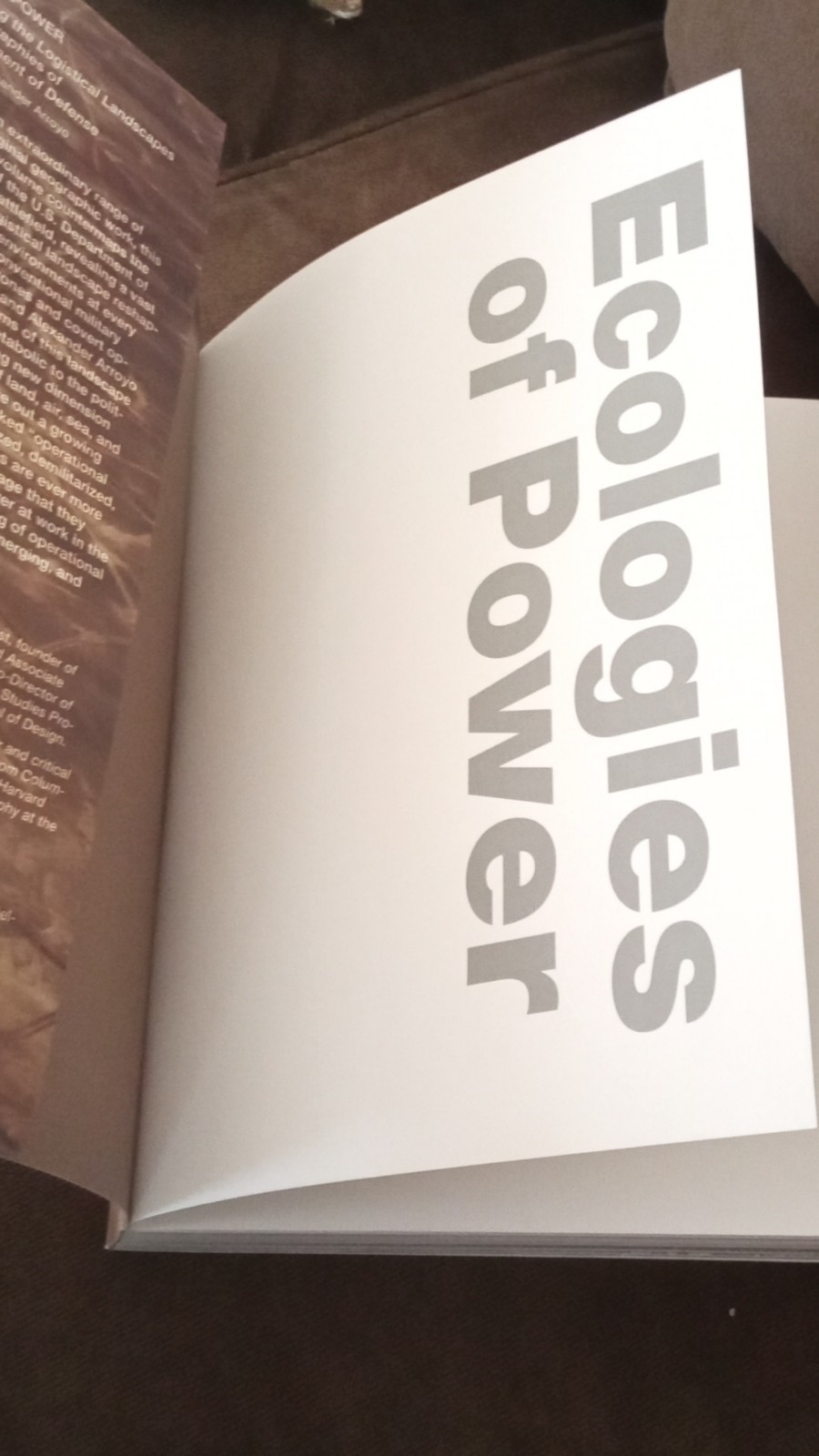 Ecologies of Power Paperback by Pierre Bélanger MIT Press Military Geographies