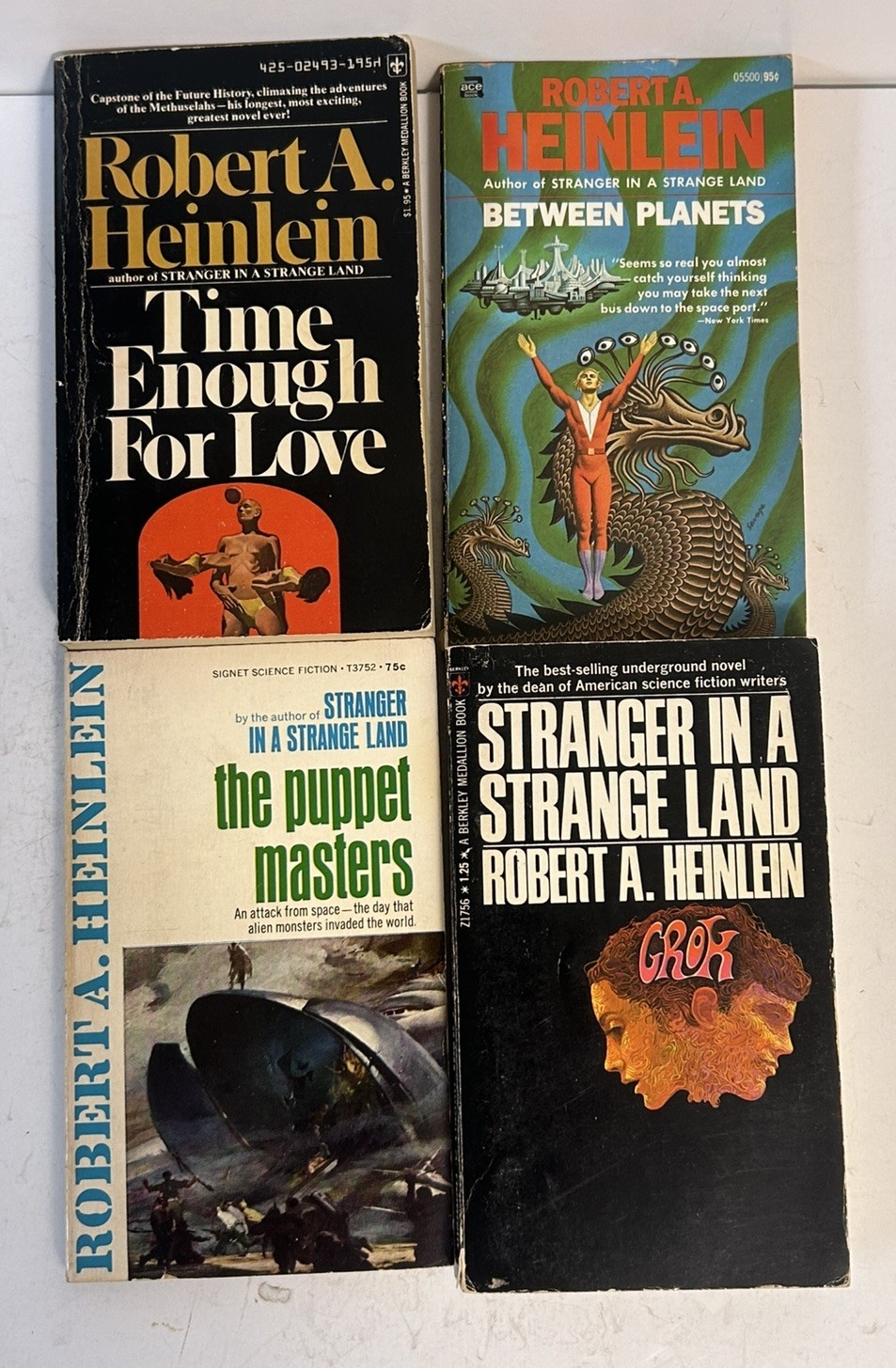 Vintage Science Fiction Paperback Book Lot 21 Books- Pournelle, Cherryh, etc.