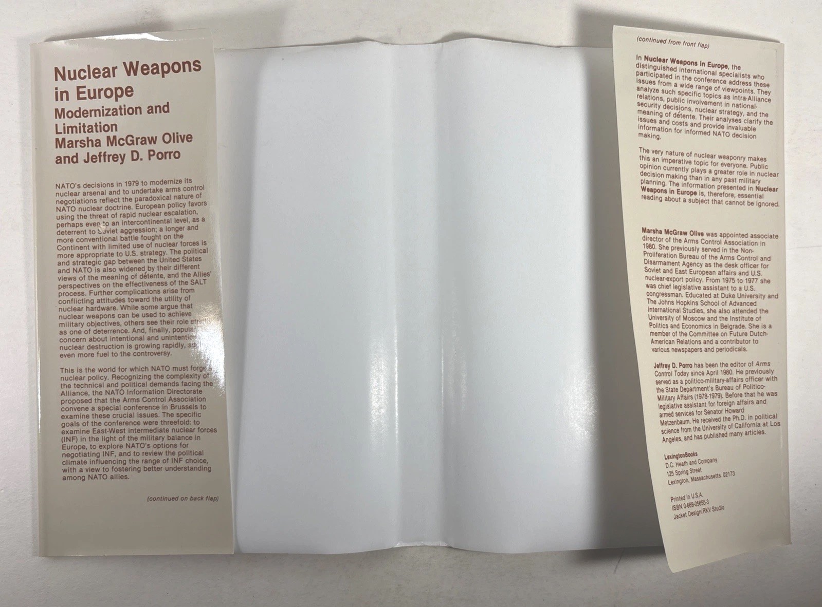 Nuclear Weapons In Europe: Modernization and Limitation, 1983 HC-DJ