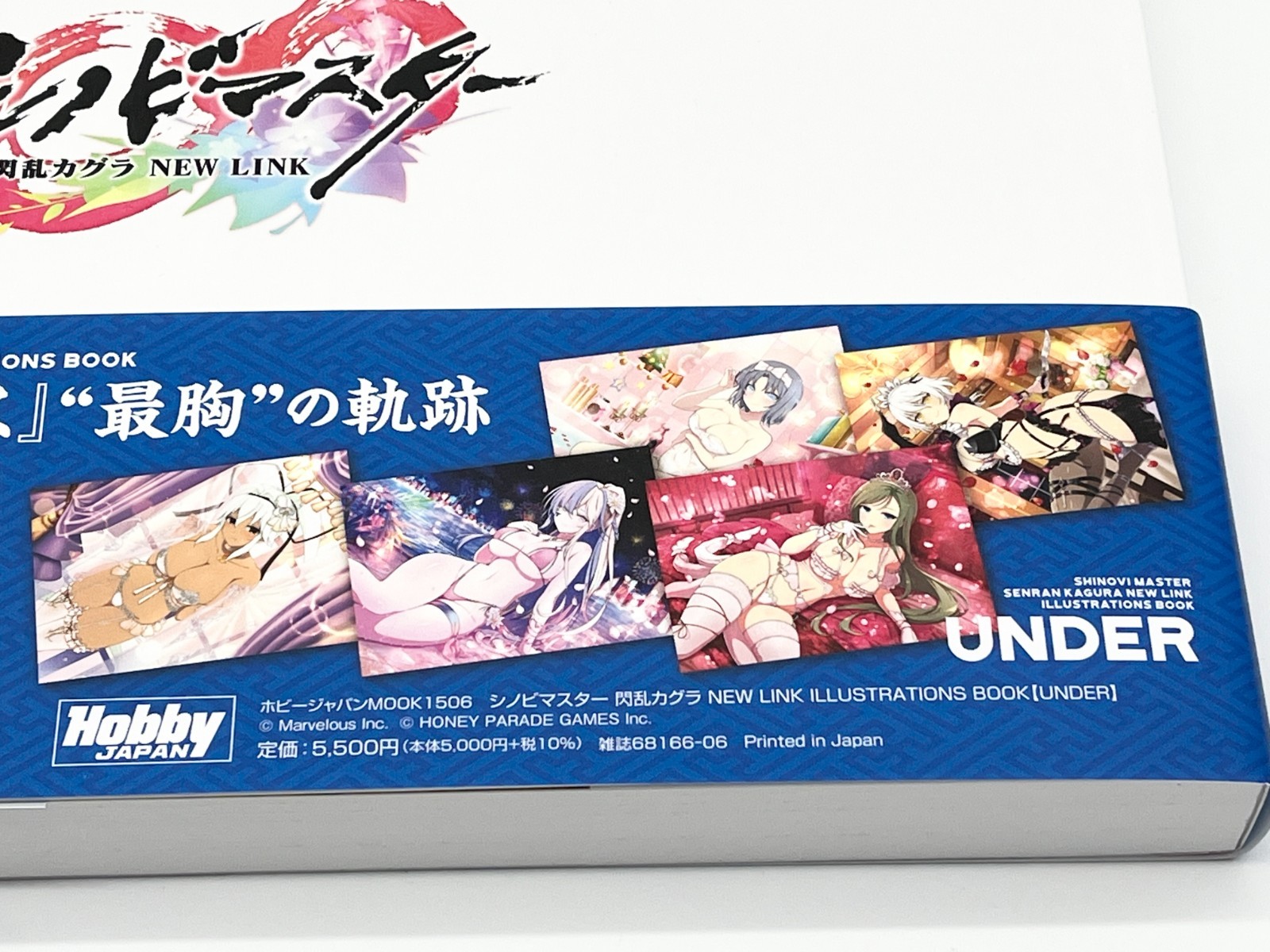 Shinobi Master Senran Kagura New Link Illustrations Book Vol 1-2 Japanese Text