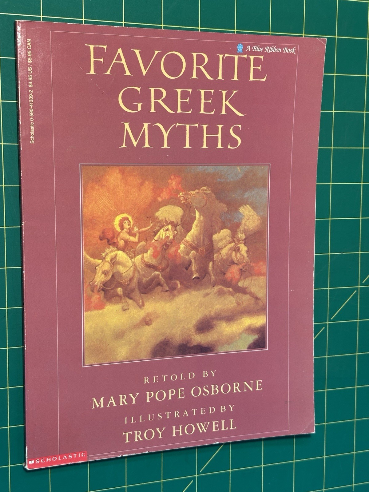 Favorite Greek Myths by Mary Pope Osborne (Trade Paperback)