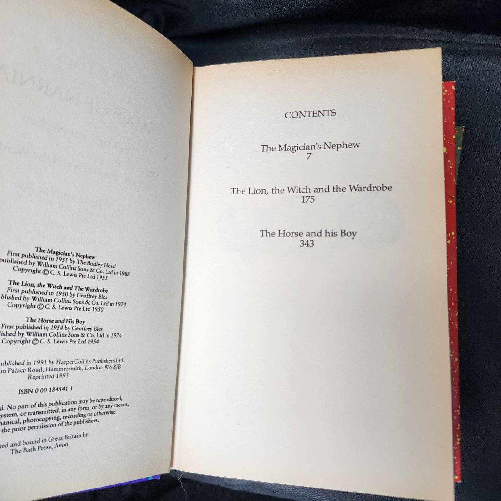 Complete Tales Of Narnia In Three Volumes. Lewis C S. PAULINE DIANA BAYNES
