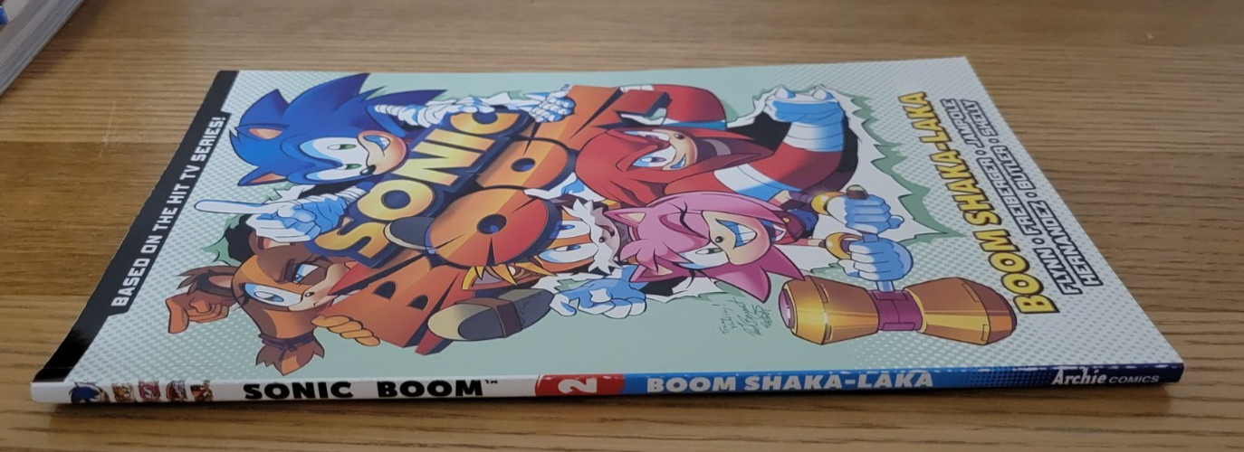 Sonic Boom Vol. 2: Boom Shaka-laka Sonic Scribes Brand New ISBN 9781627389945