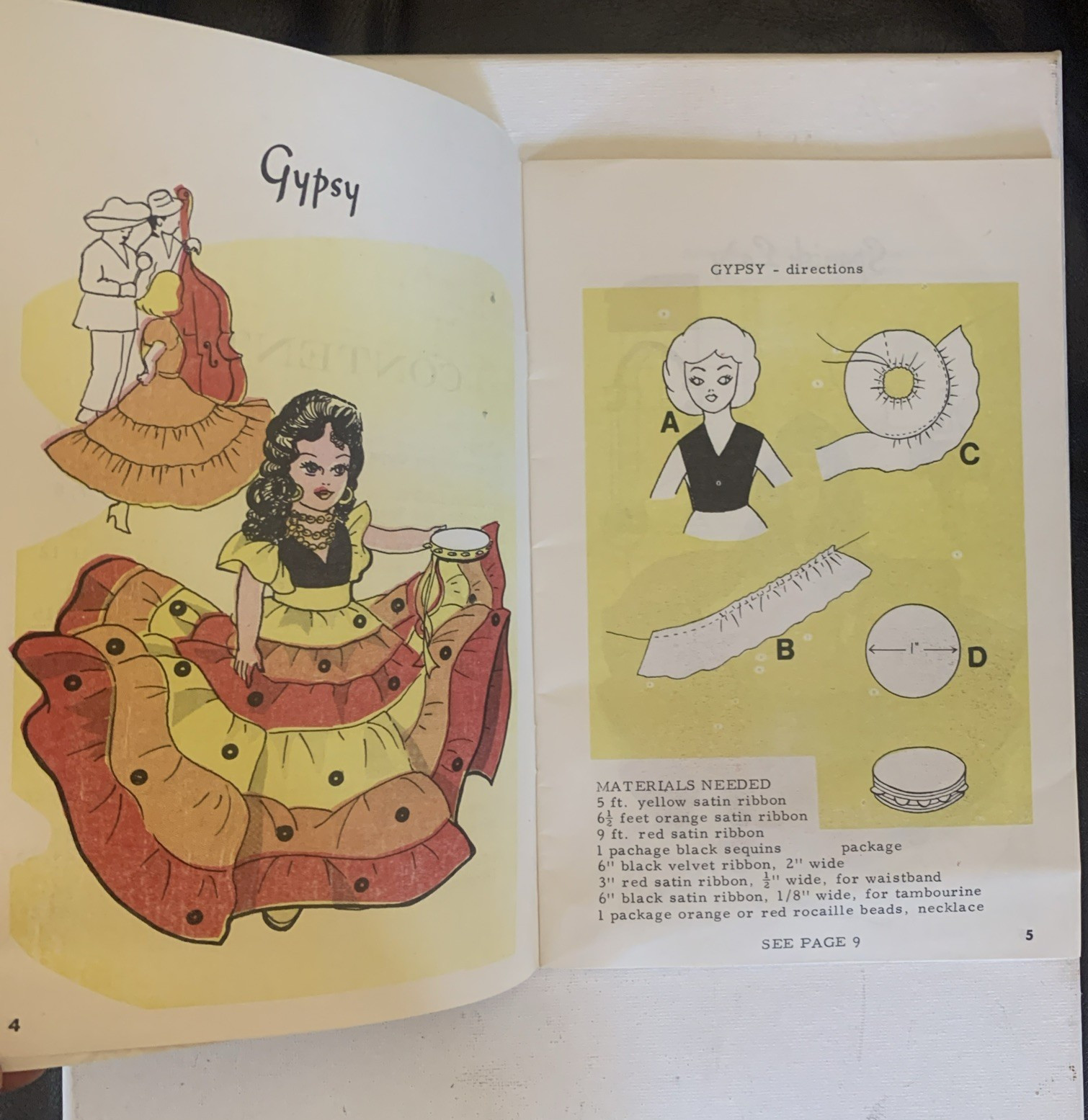 The Art of DRESSING DOLLS from KAP Kraft Books 30pg Booklet 1969 Vintage