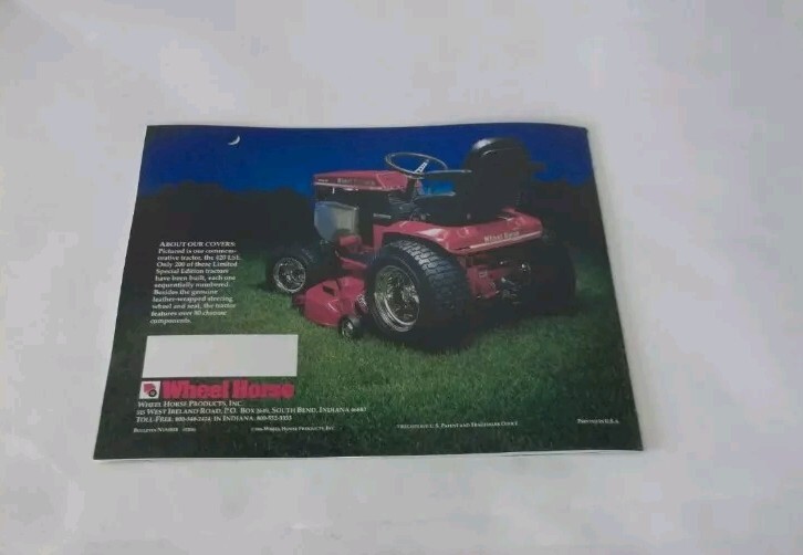 Wheel Horse 420-LSE 418-A 312-A 418-8 310-8 414-8 111-5 211-5 308-8 Brochure