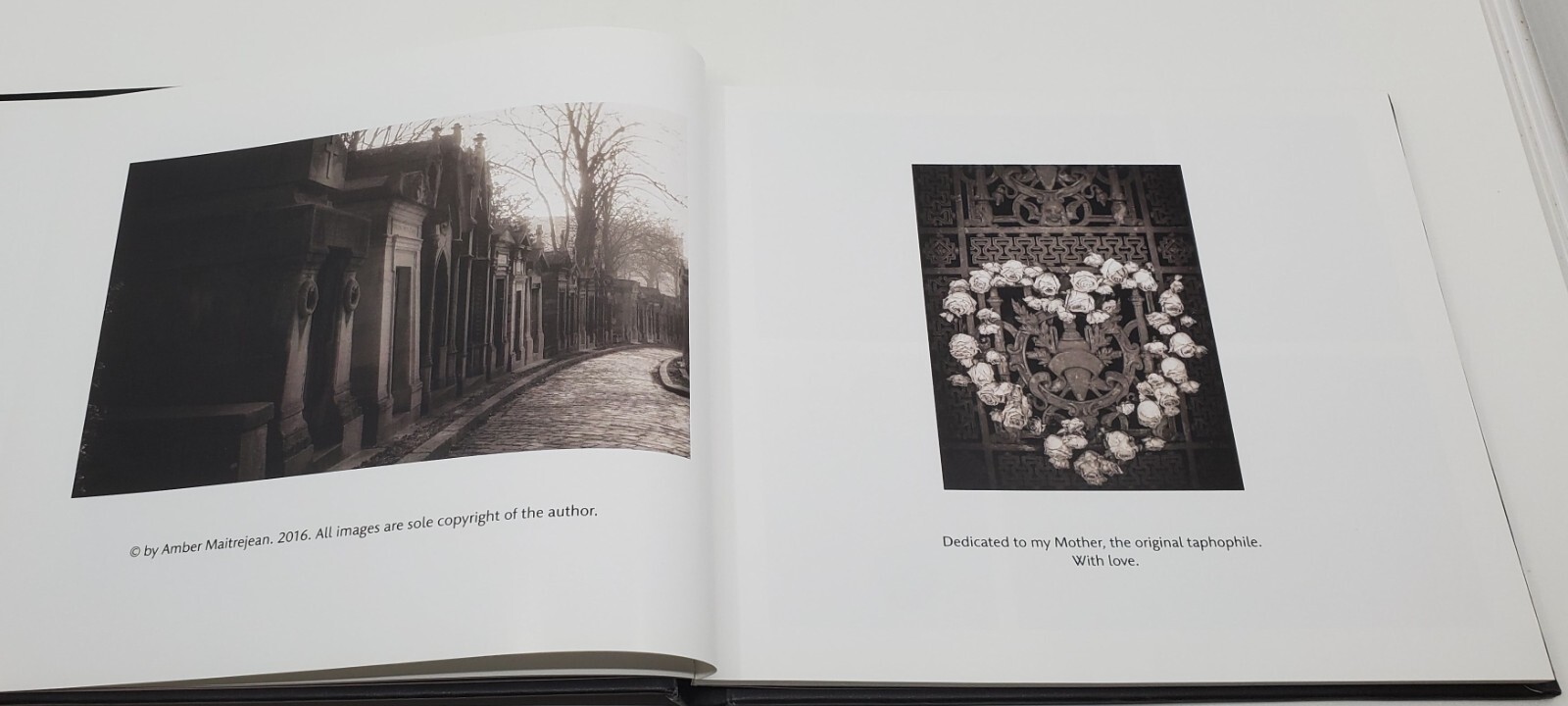 A Taphophile In Paris by Amber Maitrejean 2016 Edition Blurb