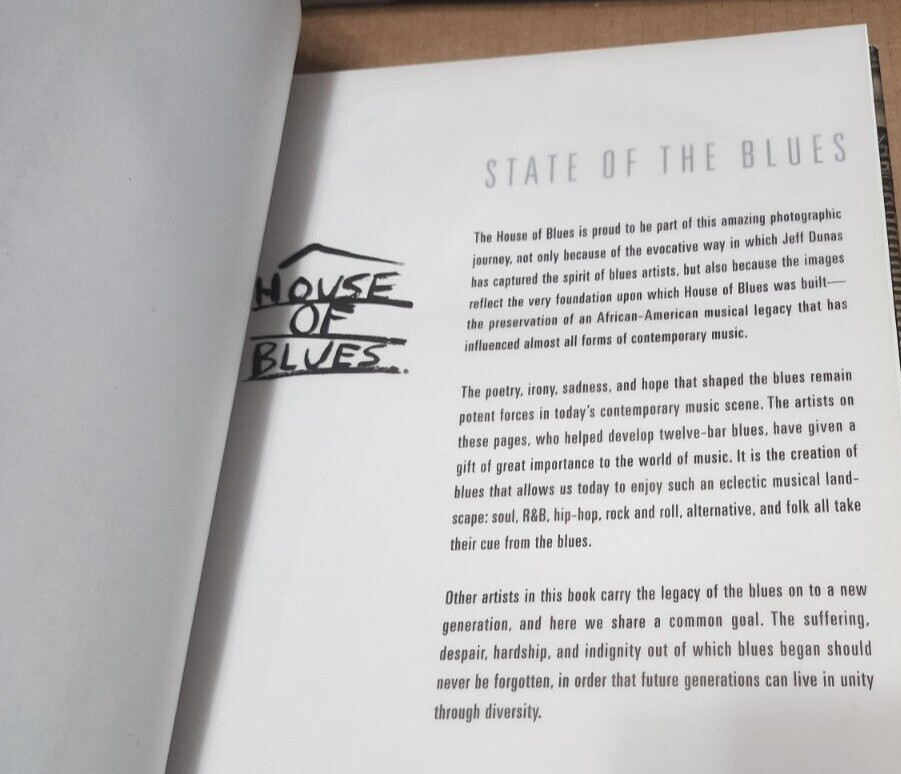 State of the Blues Photographs Jeff Dunas Preface by John Lee Hooker Book