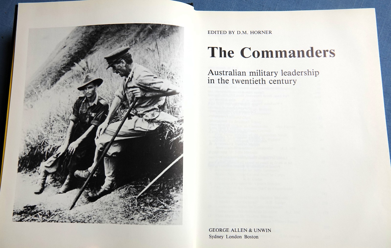 Commanders : Australian Military Leadership in 20th Century by D. M. Horner hc/d