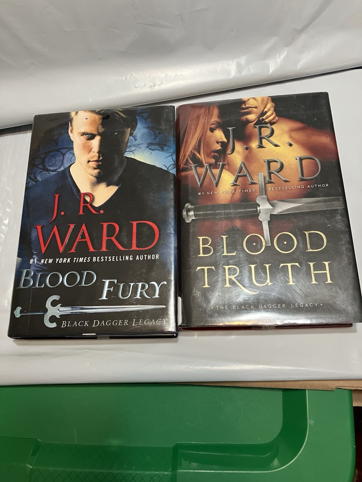 LOT OF TWO (2) J.R. WARD BOOKS “BLOOD FURY” & “BLOOD TRUTH”