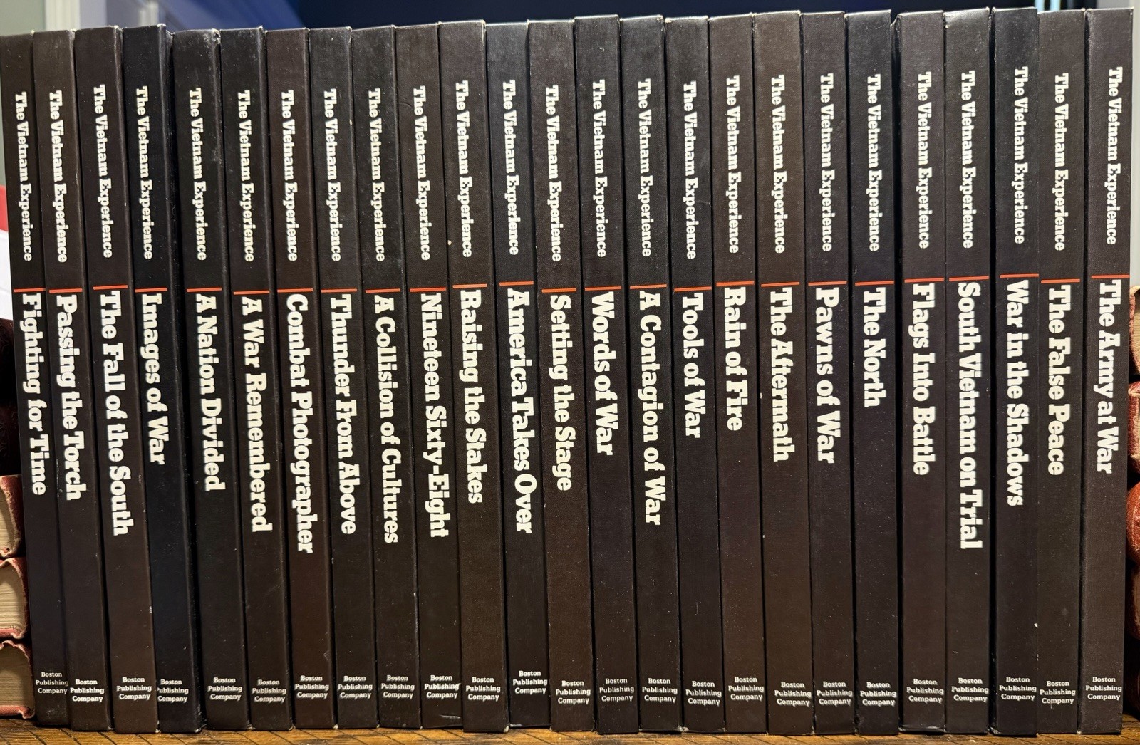 The Vietnam Experience Book Lot 25 Volumes HC Boston Publishing Military History