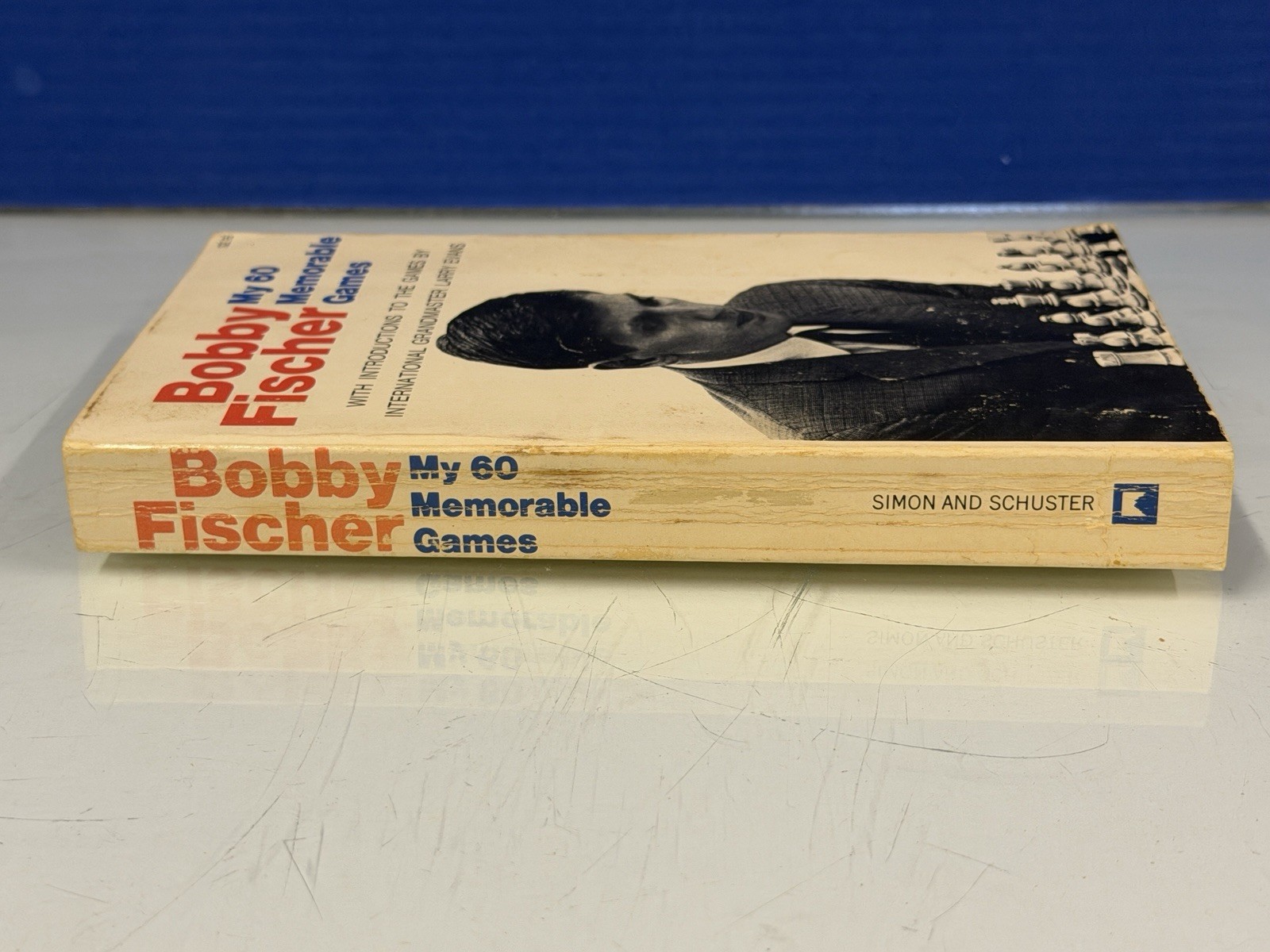 Bobby Fischer My 60 Memorable Games Simon & Schuster Paperback Chess Book
