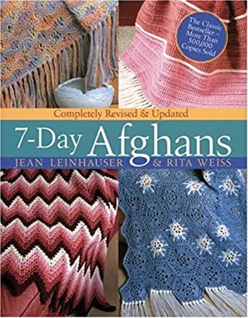 7-Day Afghans Hardcover Rita, Leinhauser, Jean Weiss