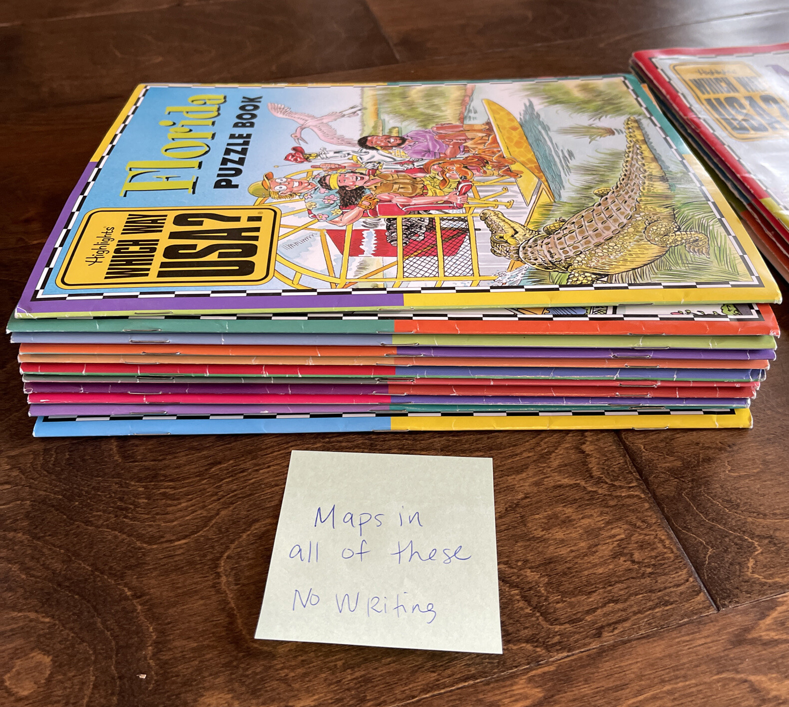 Highlights Magazines Which Way USA State Geography lot of 44 Very Nice!