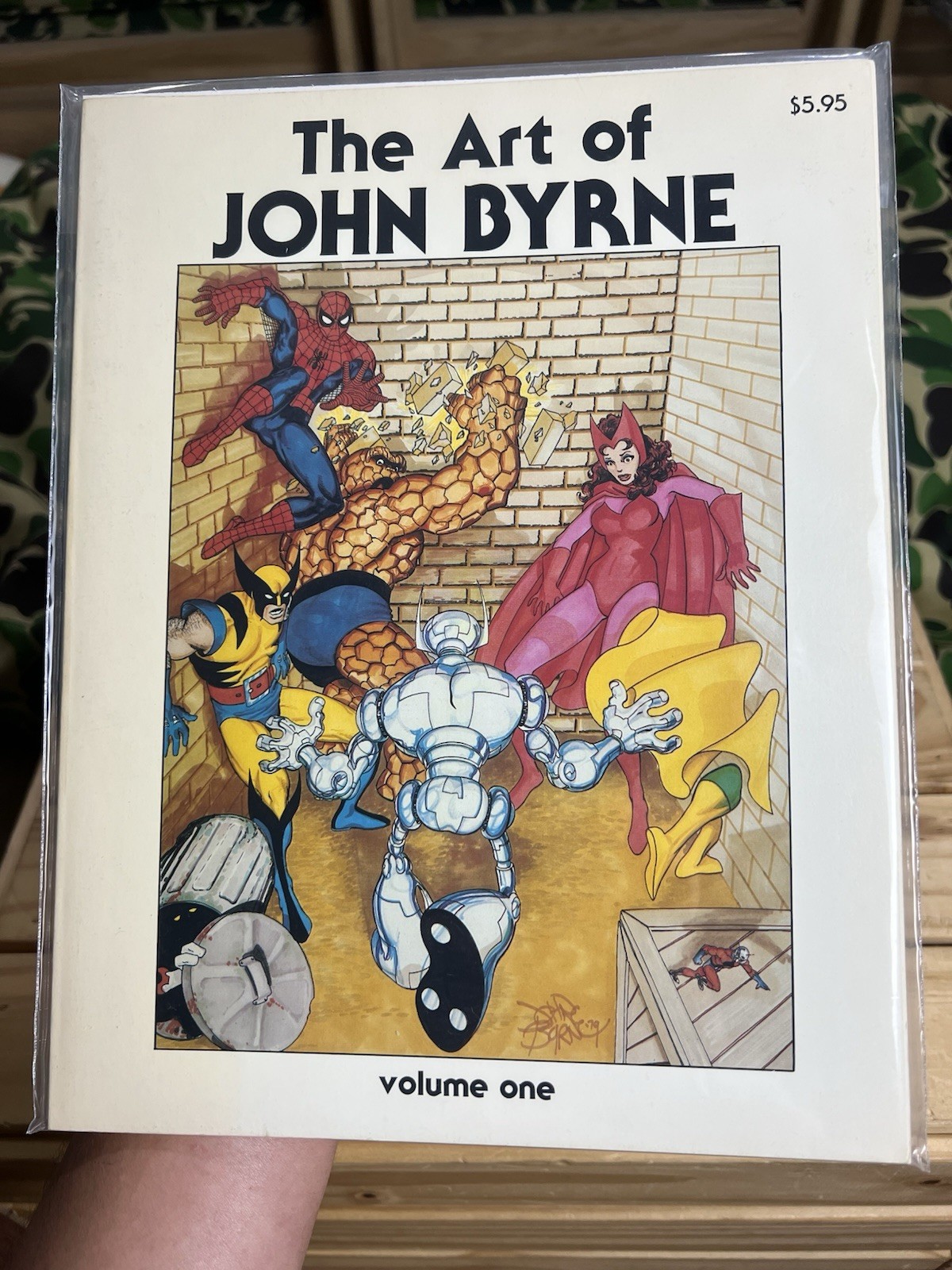 The Art of John Byrne Volume One 1980 Paperback Book S.Q. Productions Comics VG