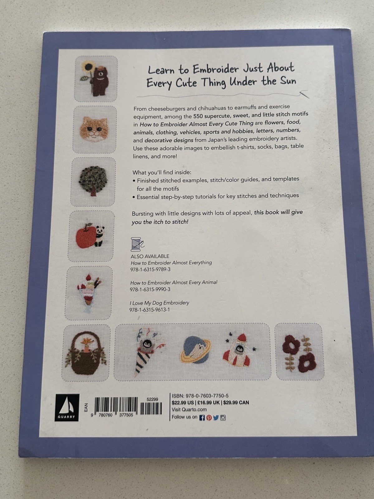 How to Embroider Almost Every Cute Thing Format: Paperback Book