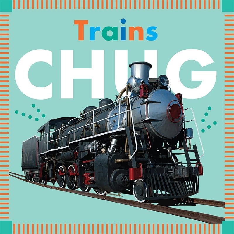Trains Chug (Amicus Ink Board Books) – Board book By Glaser, Rebecca – VERY GOOD