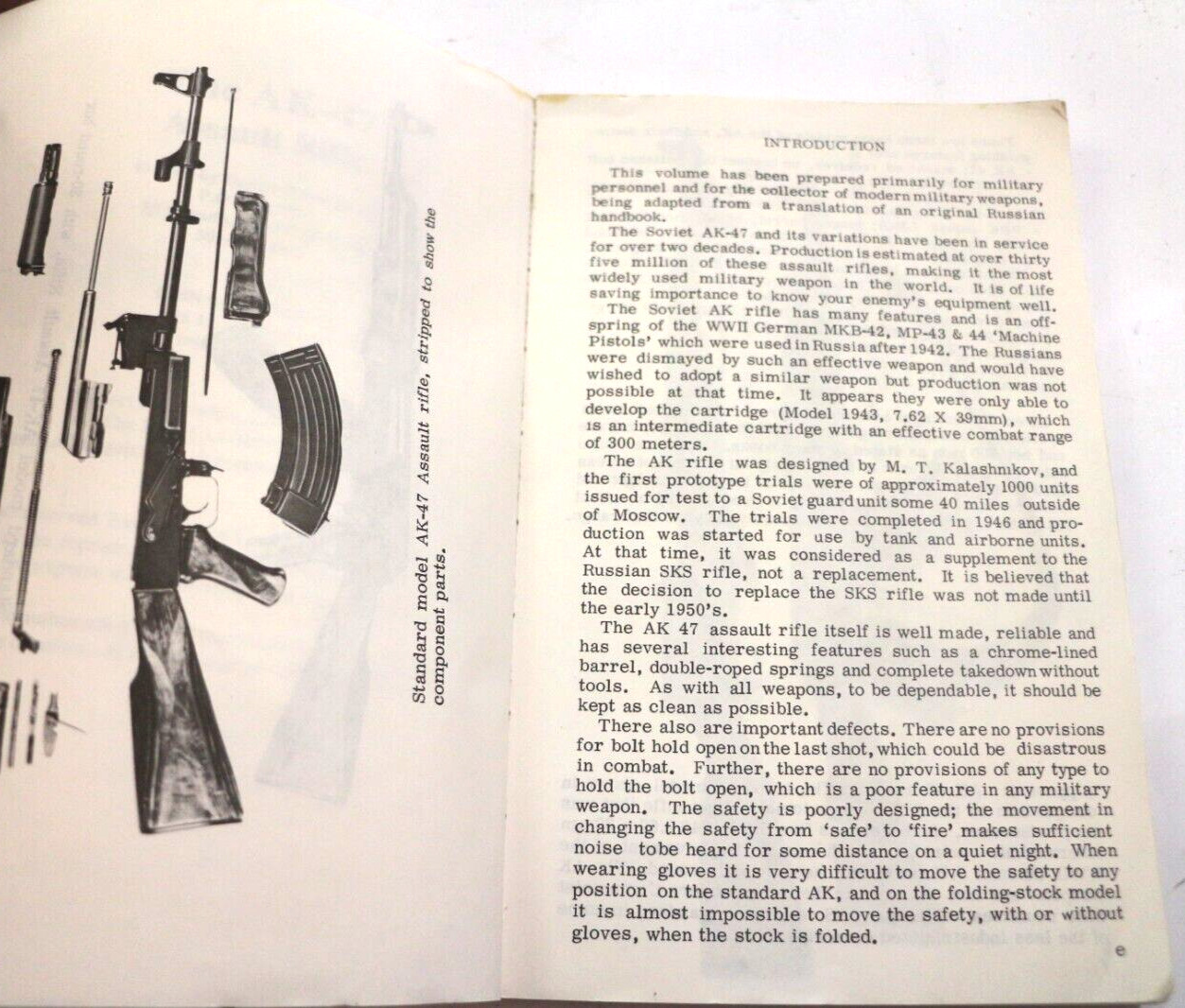 The AK47 Assault Rifle Softcover Reference Book 1969