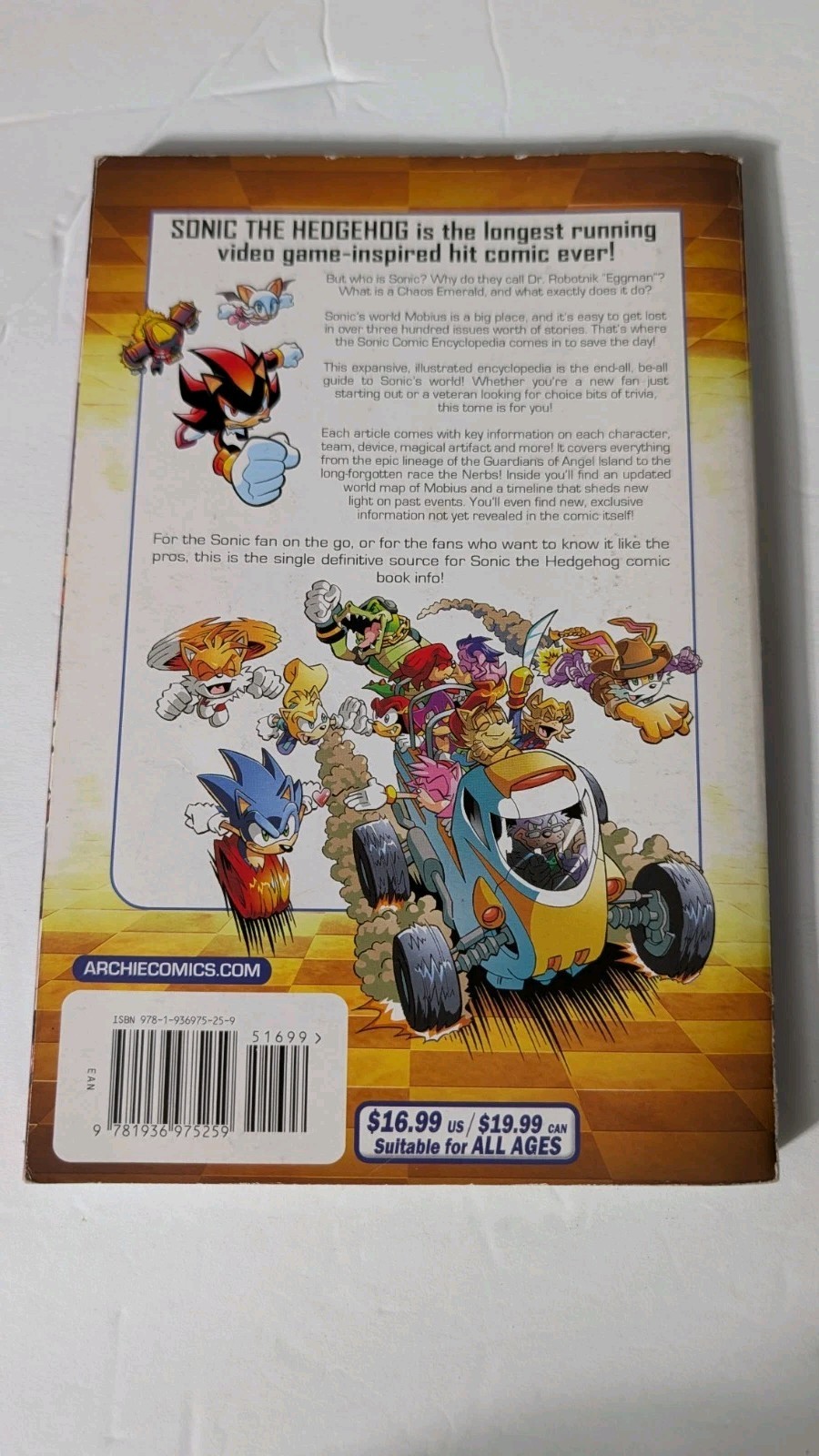 Complete Sonic Comic Encyclopedia Paperback 2012 Archie Comics Ian Flynn READ