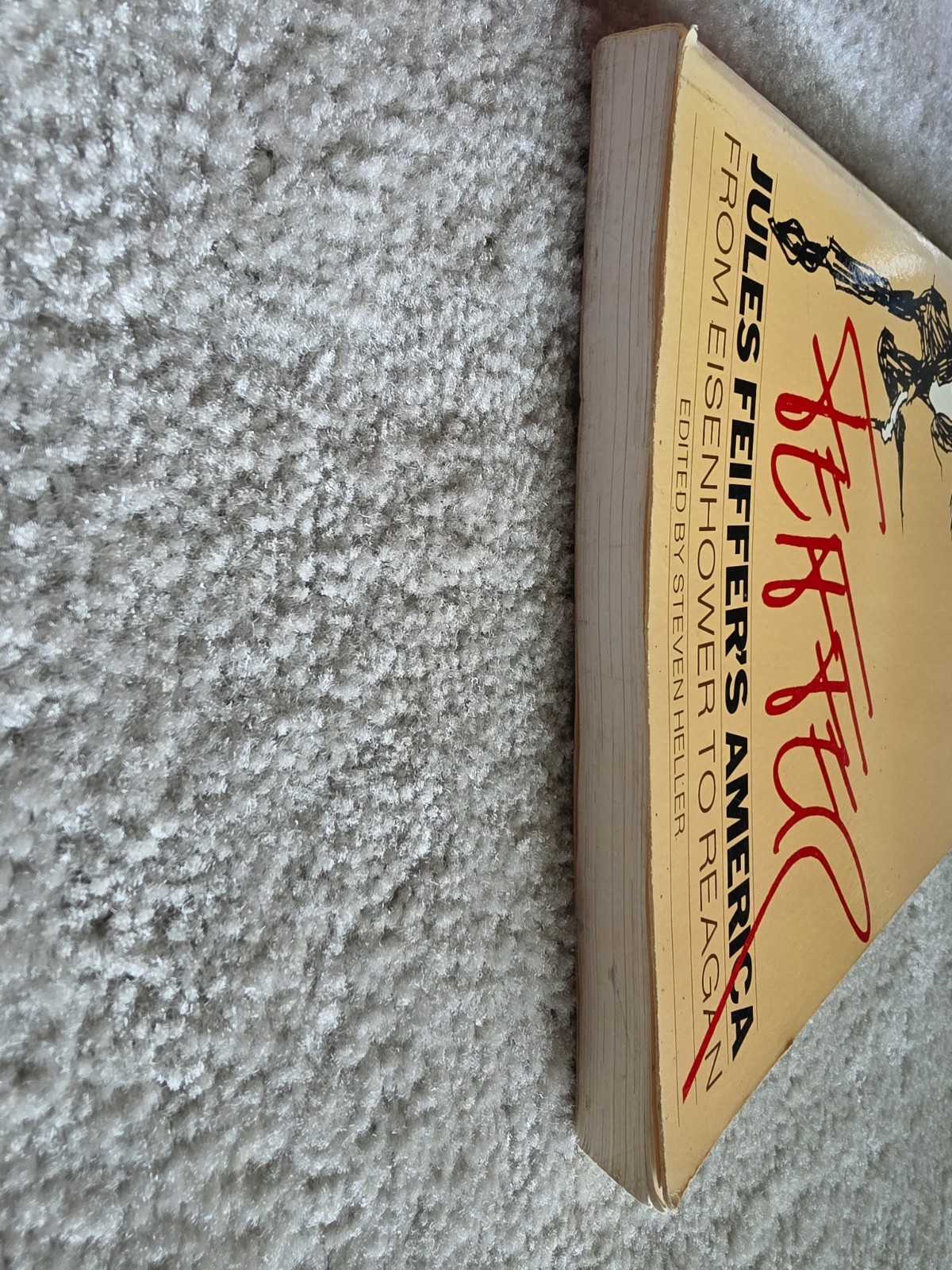 Jules Feiffer’s America from Eisenhower to Reagan-First Edition-1982
