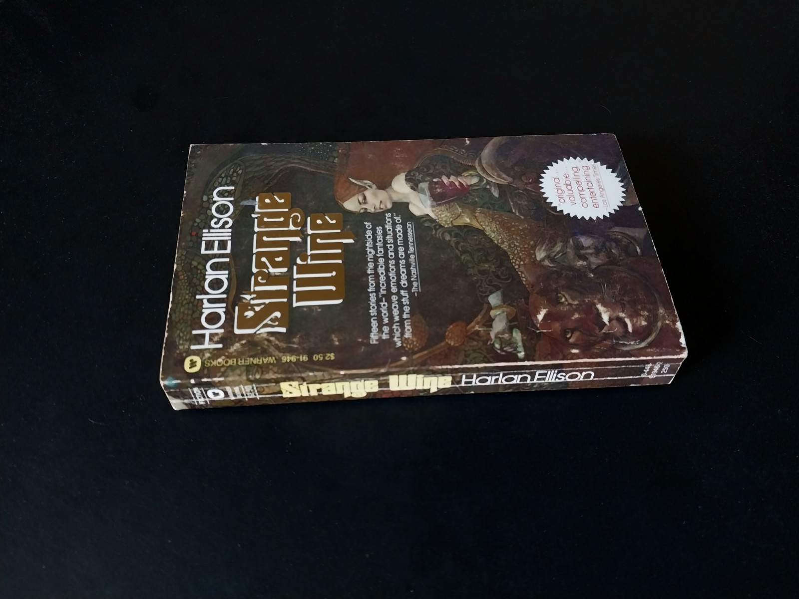 Harlan Ellison – Strange Wine – Warner Books Fourth Printing