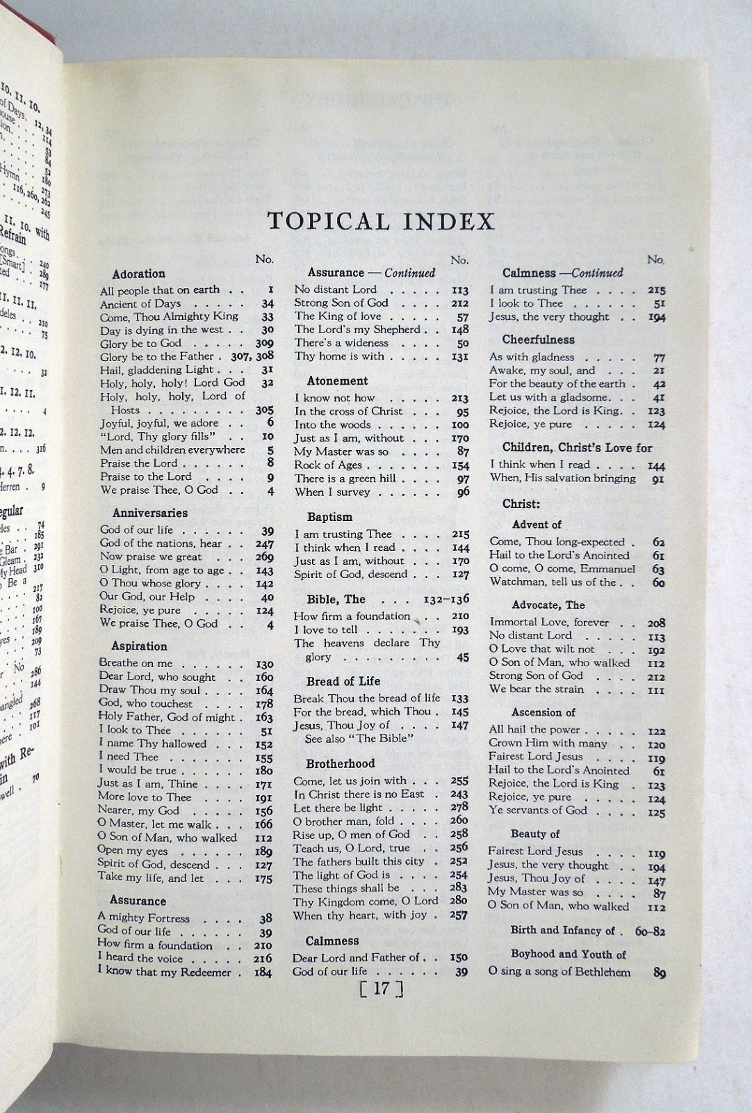 The Hymnal for Youth – 1954 hc, The Westminster Press, 17th printing