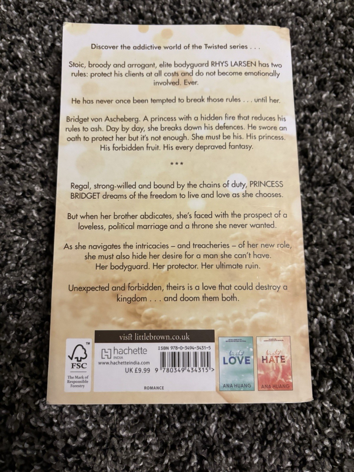 Ana Huang Twisted Series 4-Book Set: Love/Games/Hate/Lies Paperback Romance
