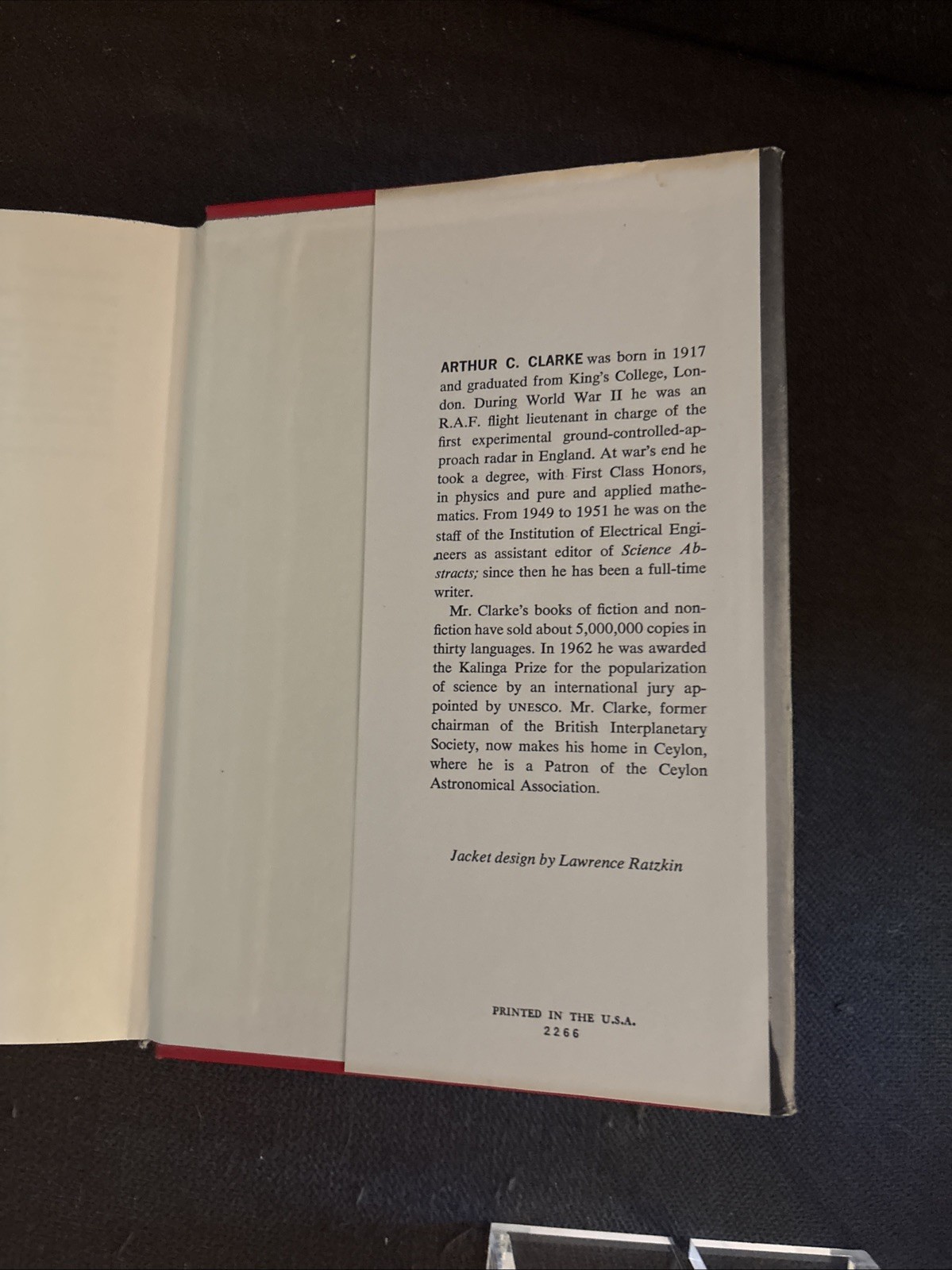 Childhood’s End, Arthur C. Clarke, HC DJ BCE, VERY GOOD!