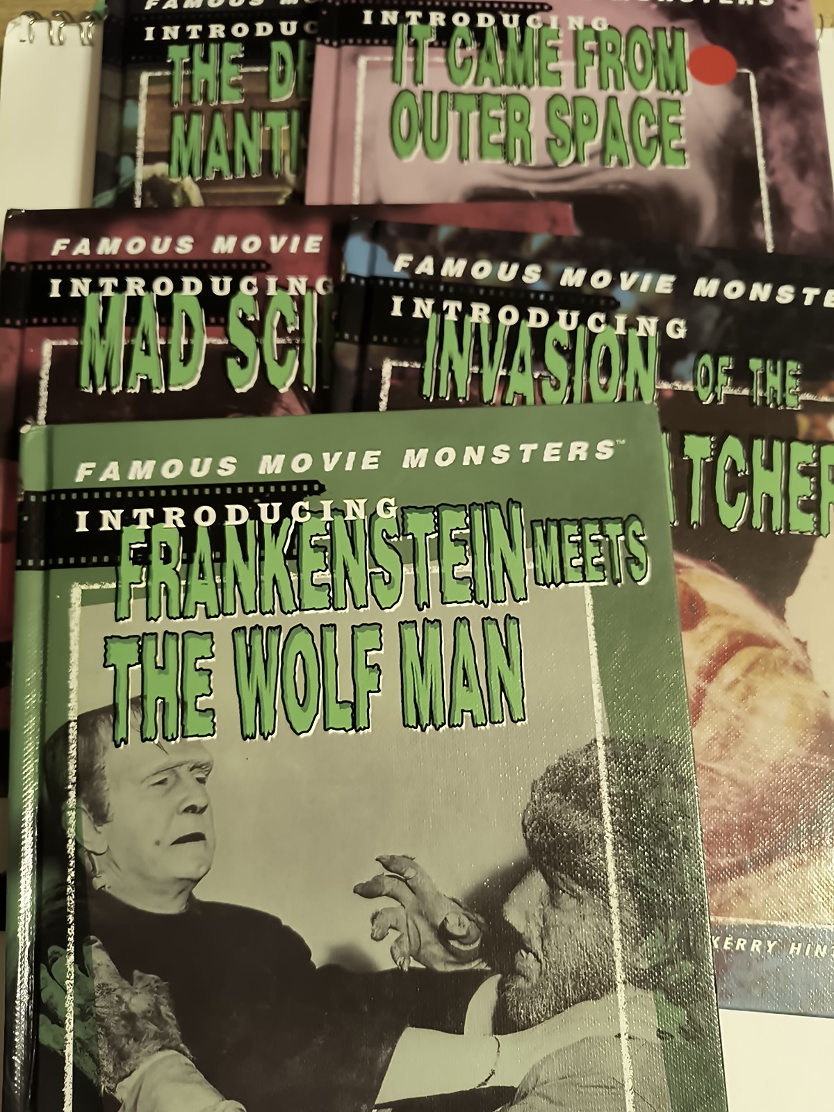 Famous Movie Monsters “Introducing” Series Lot of 5 *See Description*