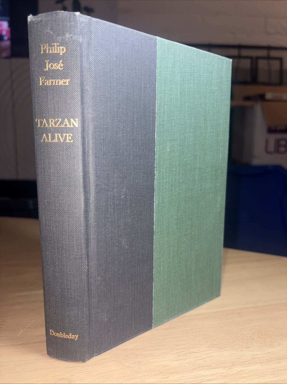 Philip Jose Farmer Tarzan Alive 1972 1st Ed HCDJ Doubleday Wold Newton Mylar VG