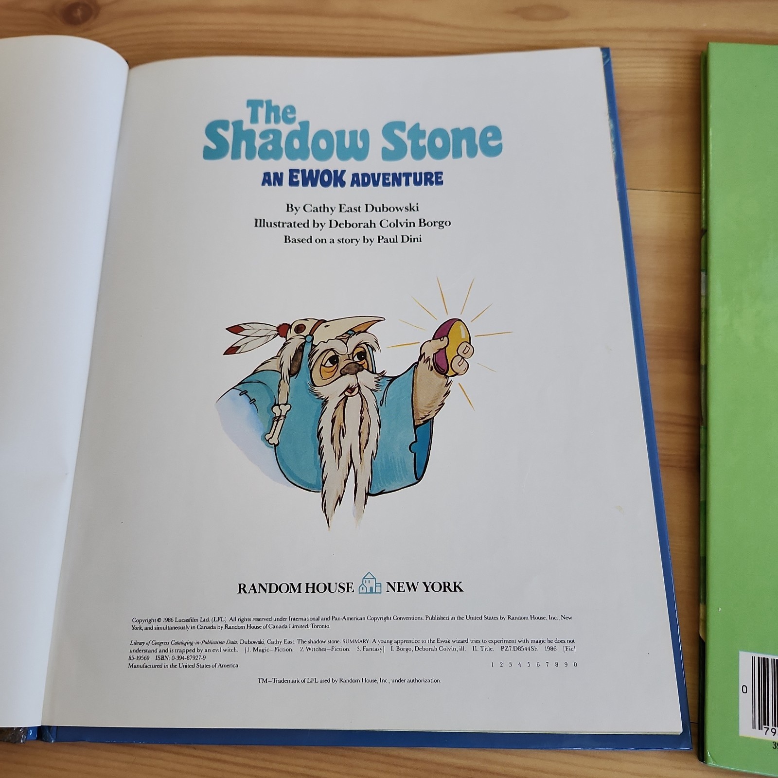 2 An Ewok adventure Hardcover Books The Shadow Stone, Wicket Goes Fishing