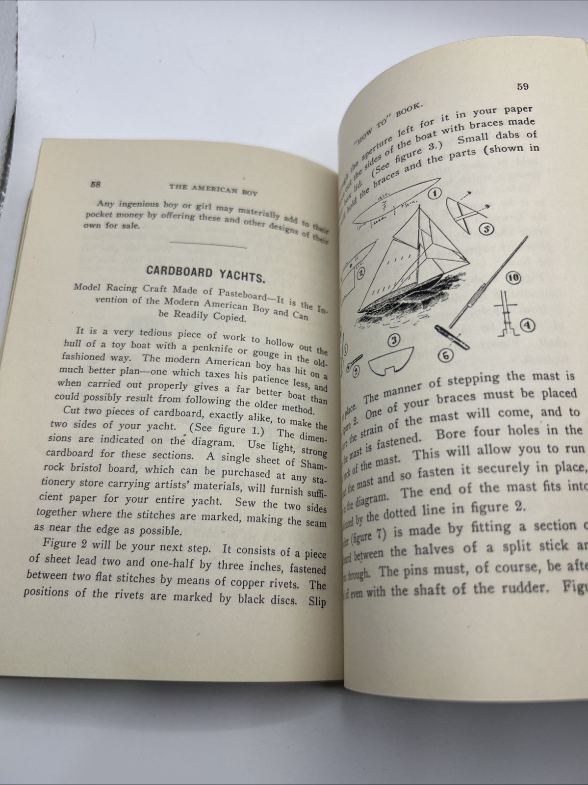ANTIQUE “THE AMERICAN BOY “HOW TO” BOOK” ~ RARE 1900 CIRCA COLLECTIBLE BOOK