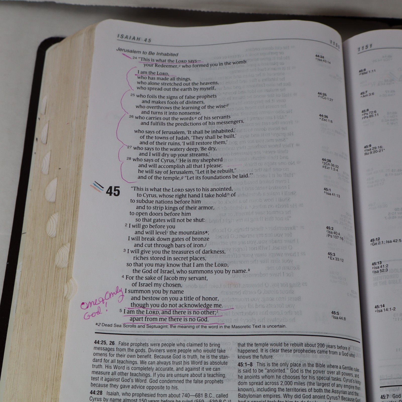 NIV Life Application Study Bible Bonded Leather Printed in USA – Red Letter