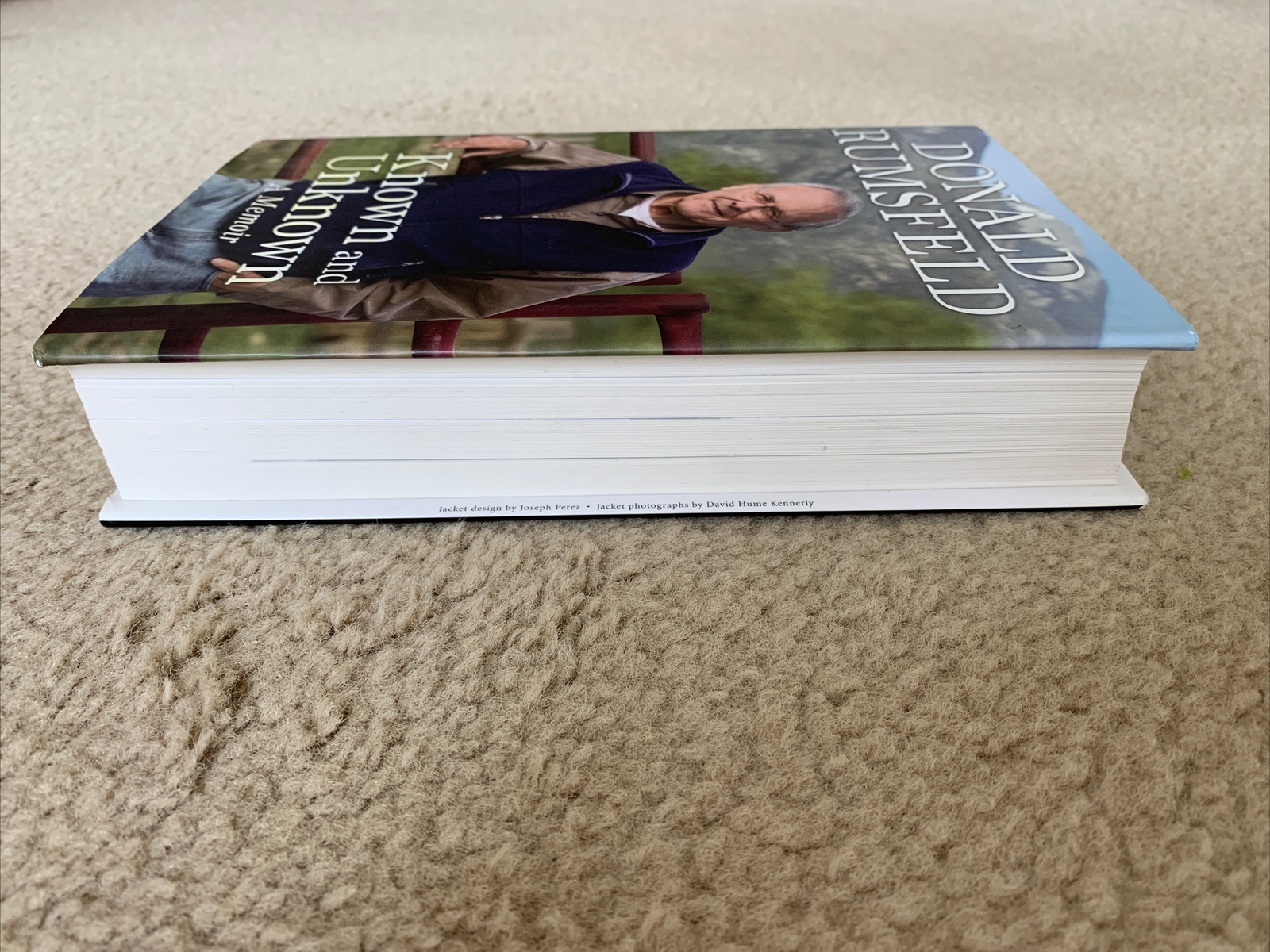 Signed Donald RUMSFELD Known and Unknown – A Memoir Hard Cover