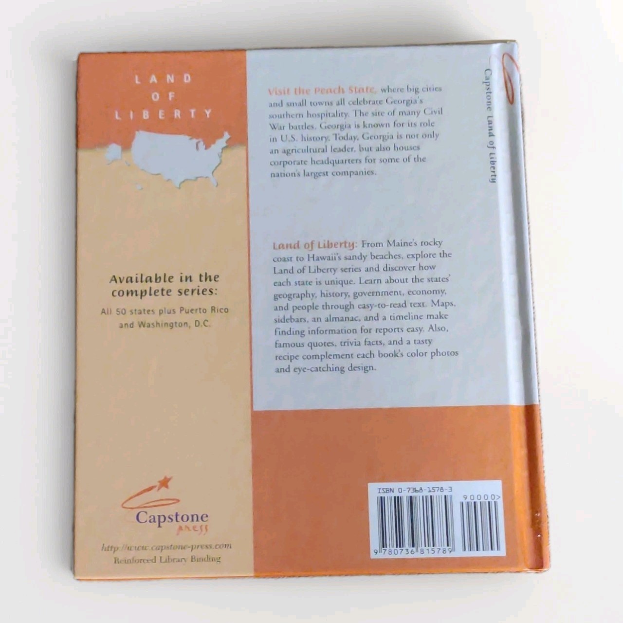 Georgia (Land of Liberty) by Jody Sullivan, Capstone Press 2003 HC