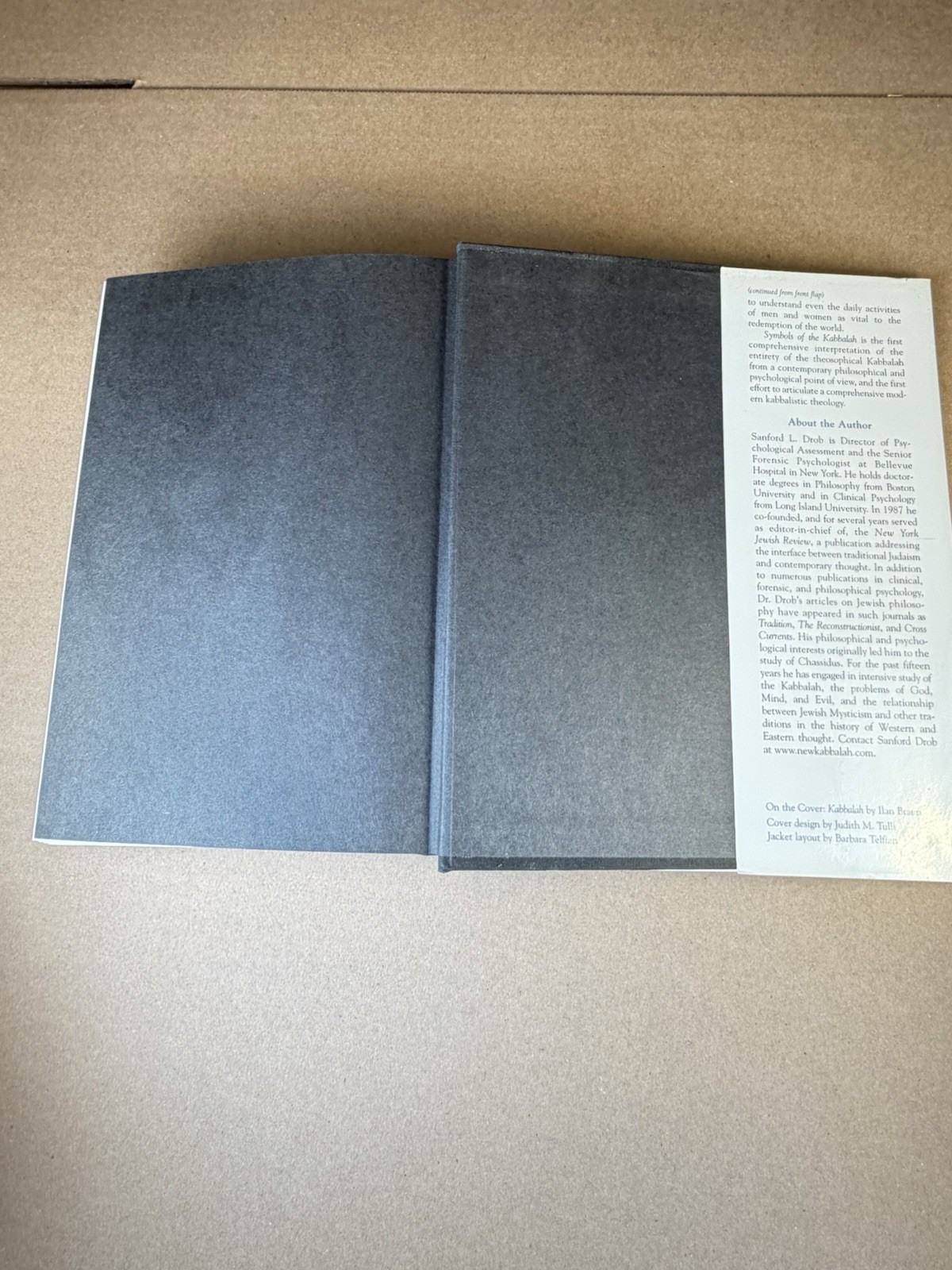 Symbols of the Kabbalah HC DJ Sanford L Drob 2000 Philosophical Perspectives