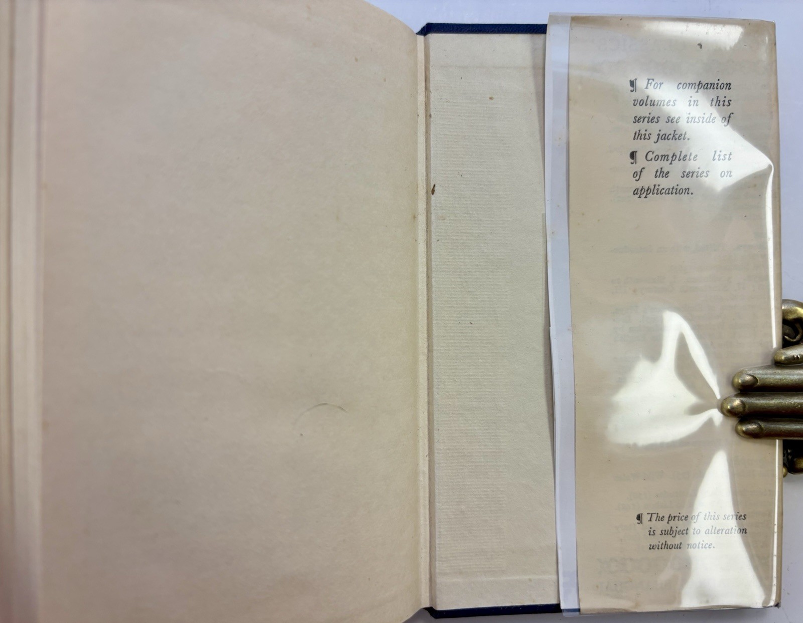 Milton’s Prose – World’s Classics #293 Oxford Univ Press 1931 – Original Jacket