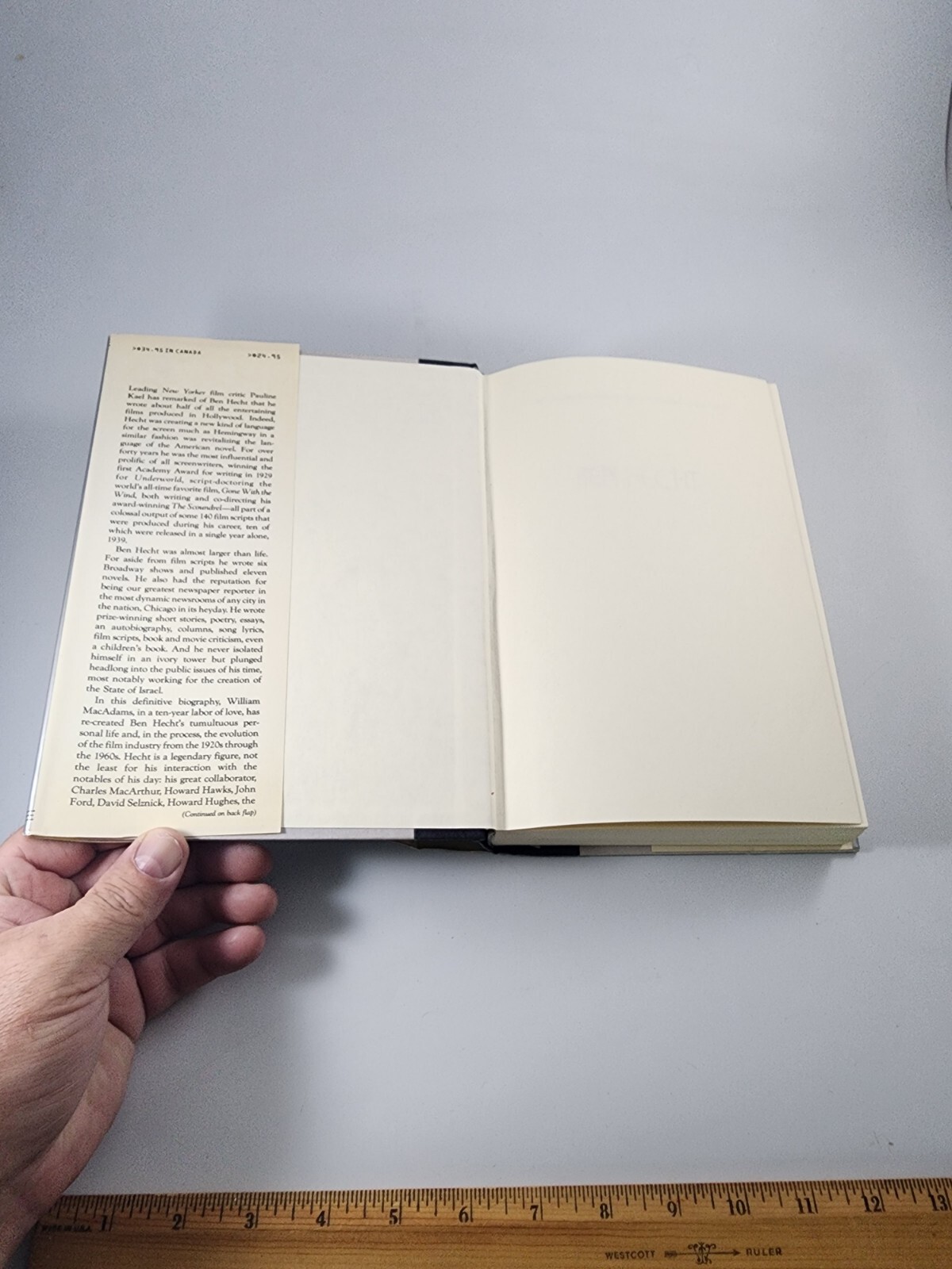 Ben Hecht: A Biography, The Man Behind The Legend by William Mac Adams