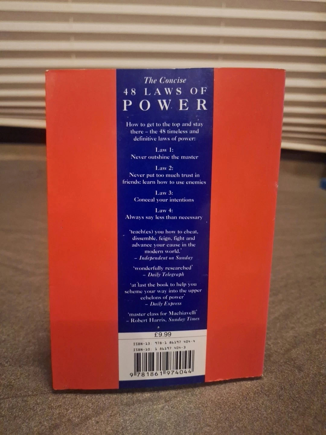 The Concise 48 Laws Of Power (By Robert Greene)