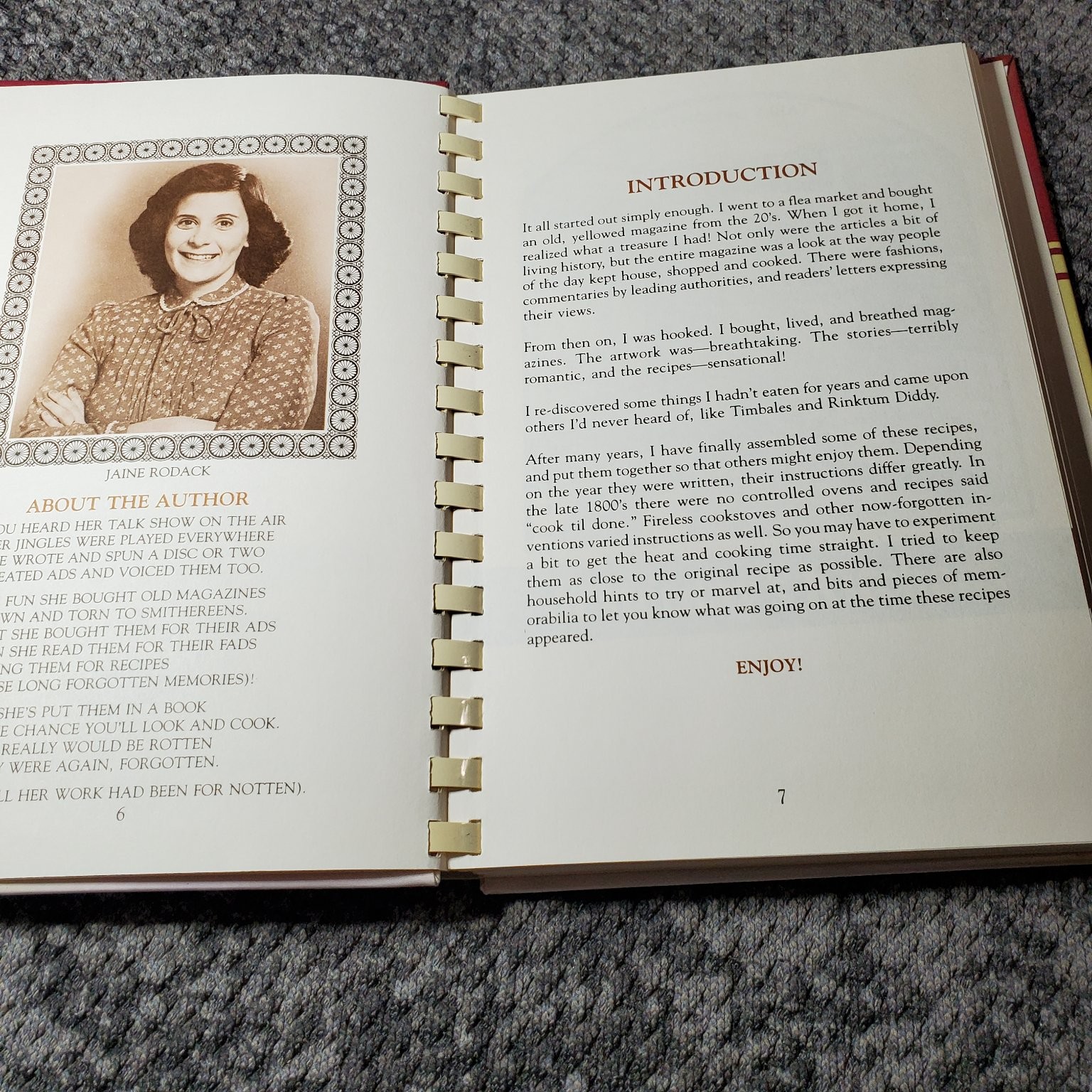 Forgotten Recipes Jaine Rodack 1981 Vintage Cookbook Wimmer Kitchen History