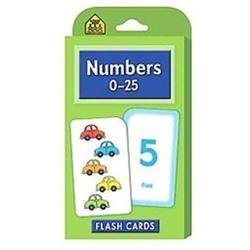 School Zone Numbers 0-25 Flash Cards: Toddler, P- School Zone, 1589474783, cards